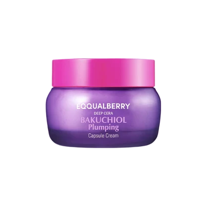 EQQUALBERRY Bakuchiol Plumping Capsule Cream – kapsulių kremas
