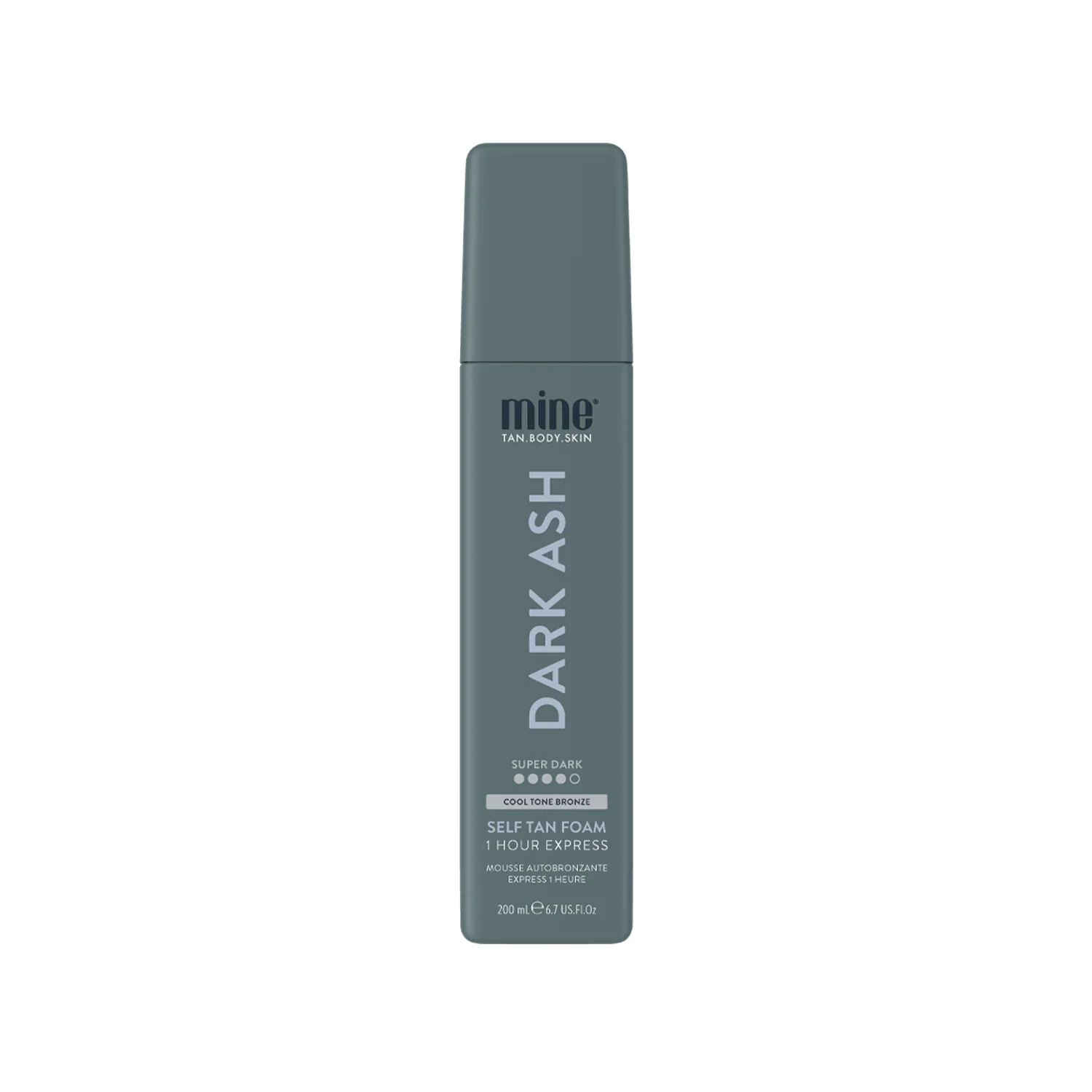 MINETAN Dark Ash Self Tan Foam – savaiminio įdegio putos