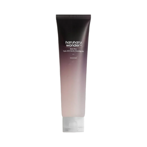 Haruharu Wonder Black Rice Triple AHA Gentle Cleansing Gel – švelnus gelinis prausiklis