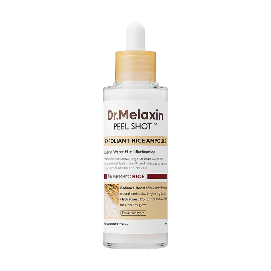 Dr. Melaxin Peel Shot Exfoliant White Rice Ampoule – ampulė su baltųjų ryžių ekstraktu