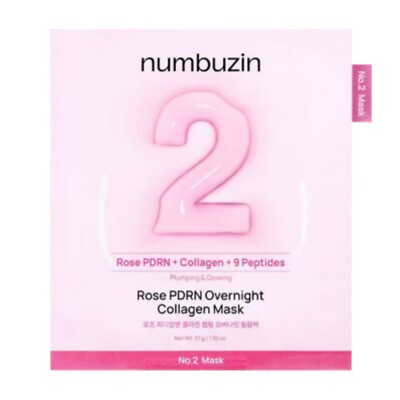 Numbuzin No.2 Rose PDRN Overnight Mask – naktinė drėkinamoji kaukė