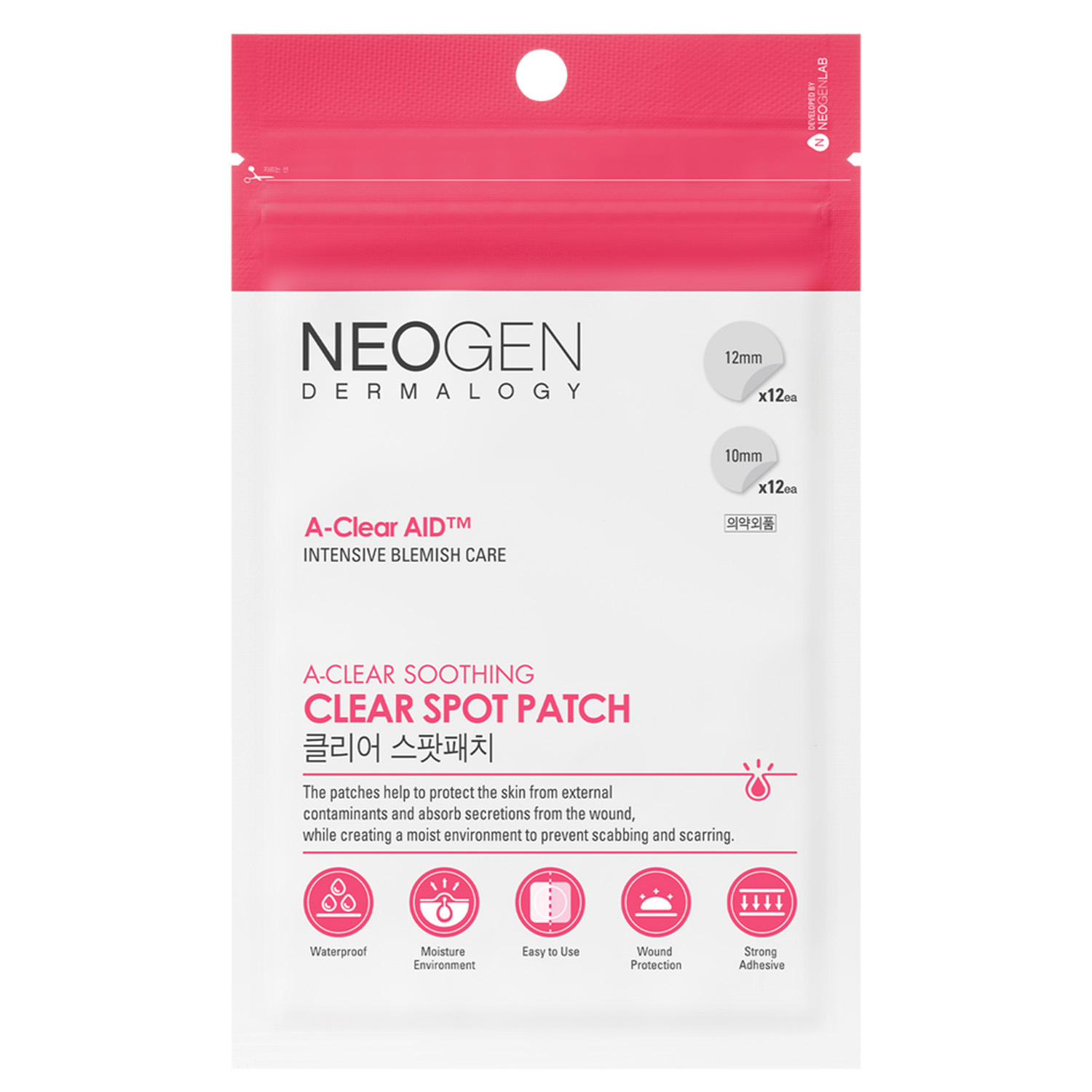 NEOGEN A-Clear Soothing Spot Patch – pleistrai spuogams