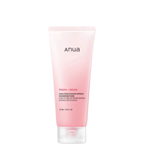 Anua Peach Spread Cleansing Foam – švelnus veido prausiklis