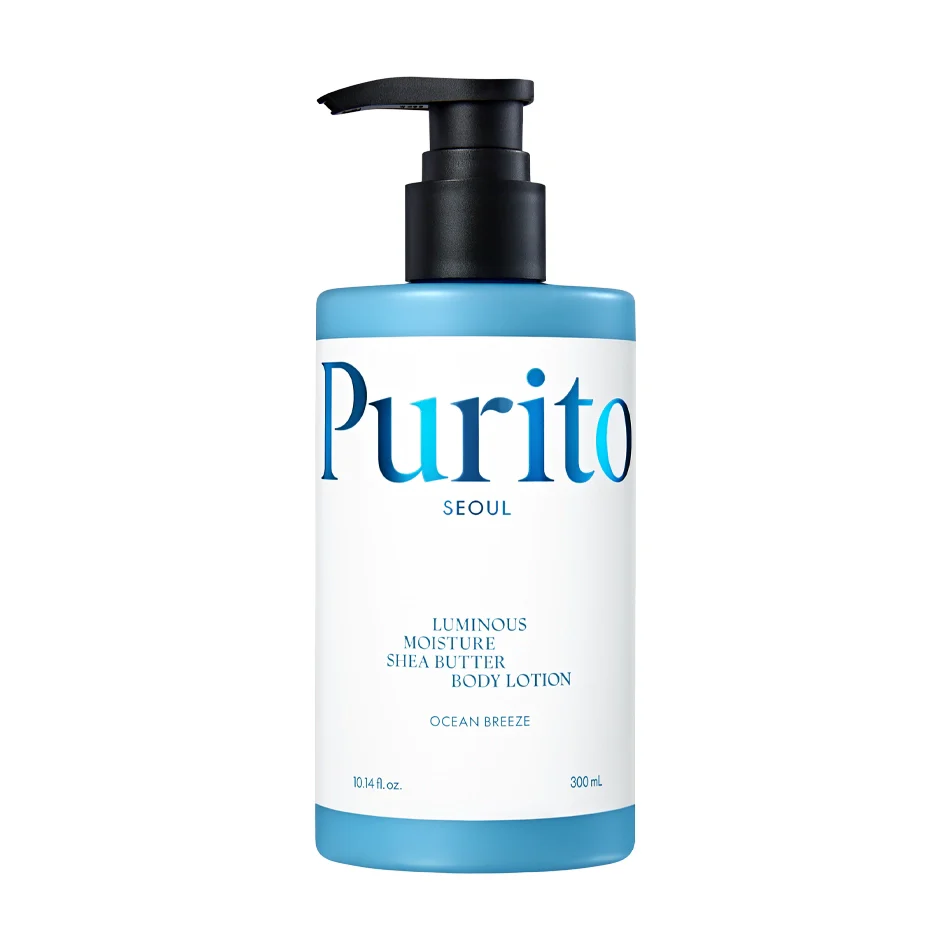 PURITO Luminous Moisture Shea Butter Body Lotion Ocean Breeze – drėkinamasis kūno losjonas