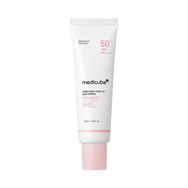 Medicube PDRN Pink Tone-Up Sun Cream – apsauginis kremas nuo saulės