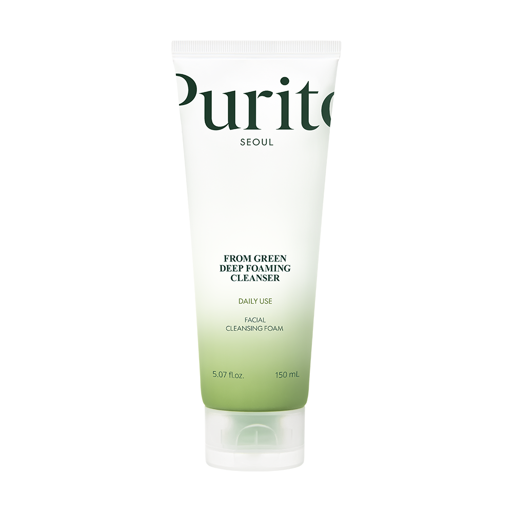 Purito From Green Deep Foaming Cleanser – giliai valantis veido prausiklis