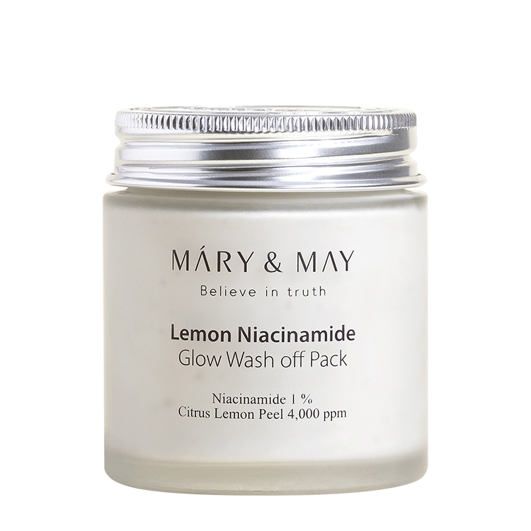 Mary & May Lemon Niacinamide Glow Wash-Off Pack – skaistinamoji molio kaukė