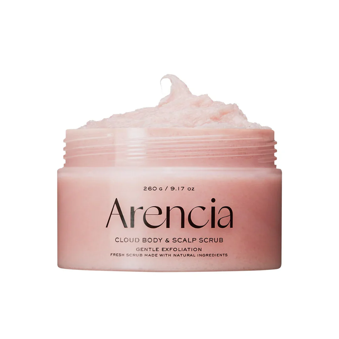 Arencia Fresh Cloud Scrub Lavender & Pear – švelnus kūno šveitiklis