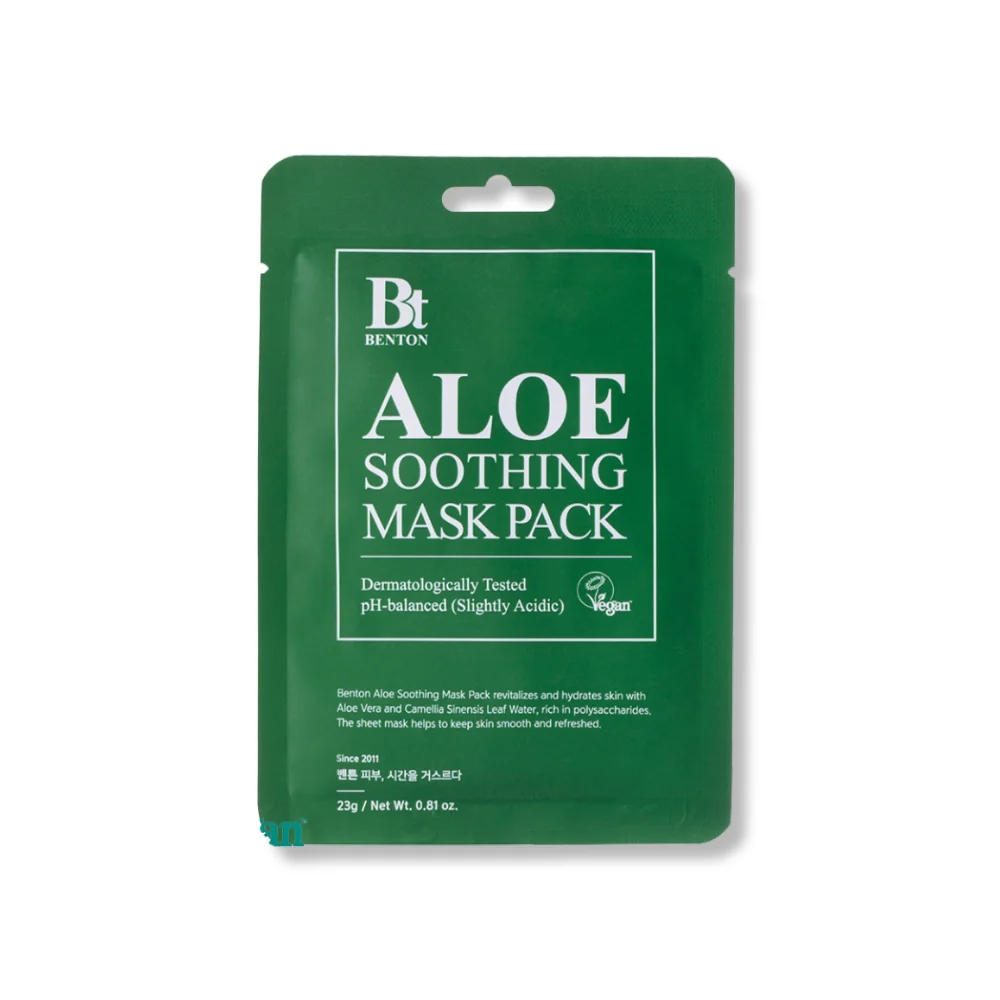 Benton Aloe Soothing Mask – lakštinė veido kaukė