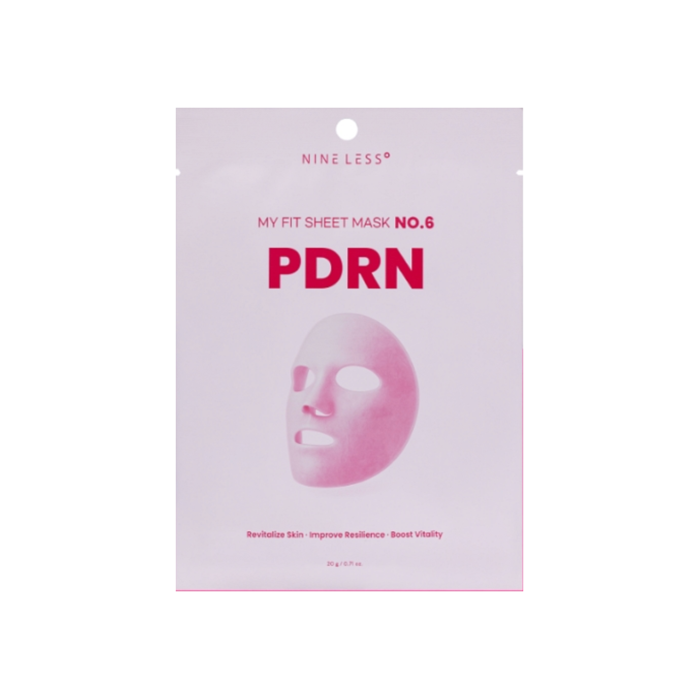 NINELESS My Fit Sheet Mask No.6 PDRN – lakštinė veido kaukė