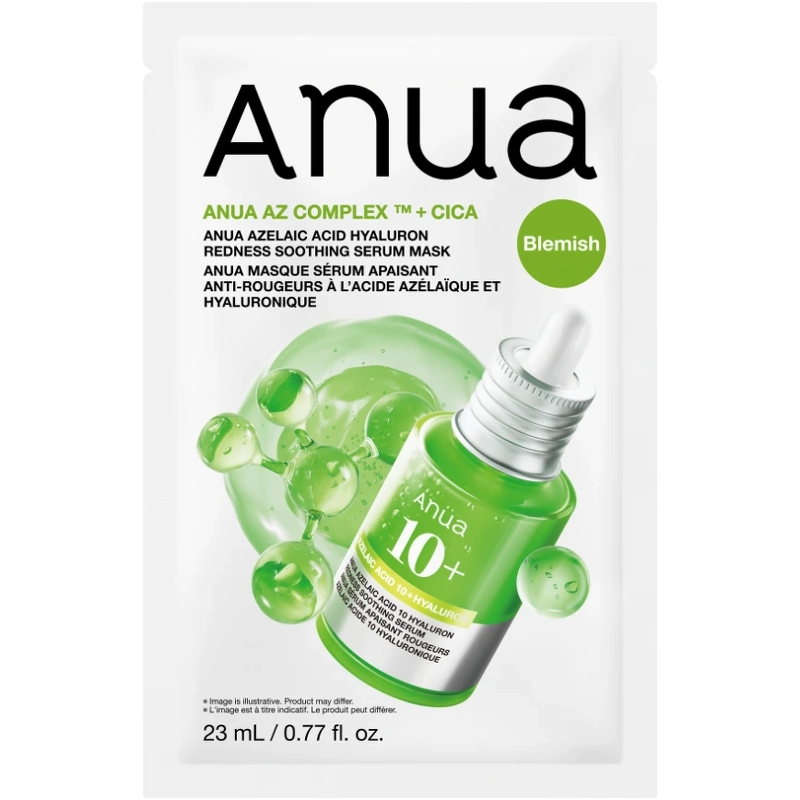 Anua Azelaic Hyaluron Redness Soothing Serum Mask – veido kaukė