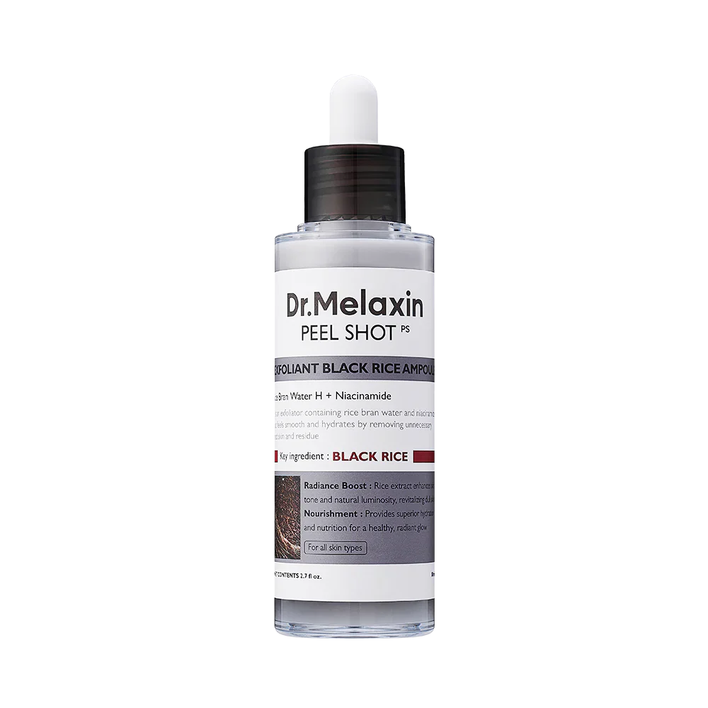 Dr. Melaxin Peel Shot Exfoliating Black Rice Ampoule – veido serumas
