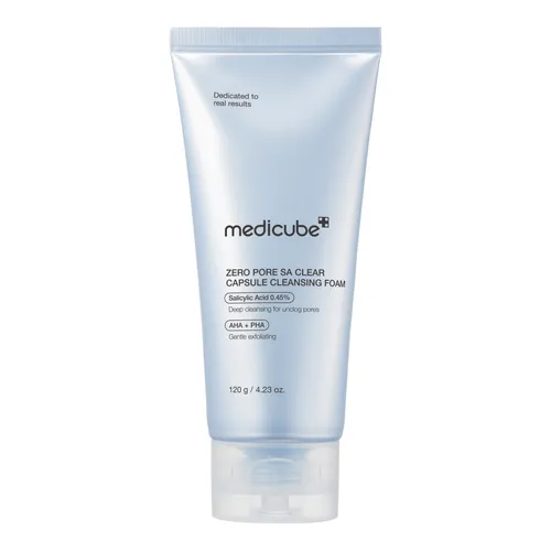Medicube Zero Pore Clearing Capsule Cleansing Foam – giliai valantis veido prausiklis