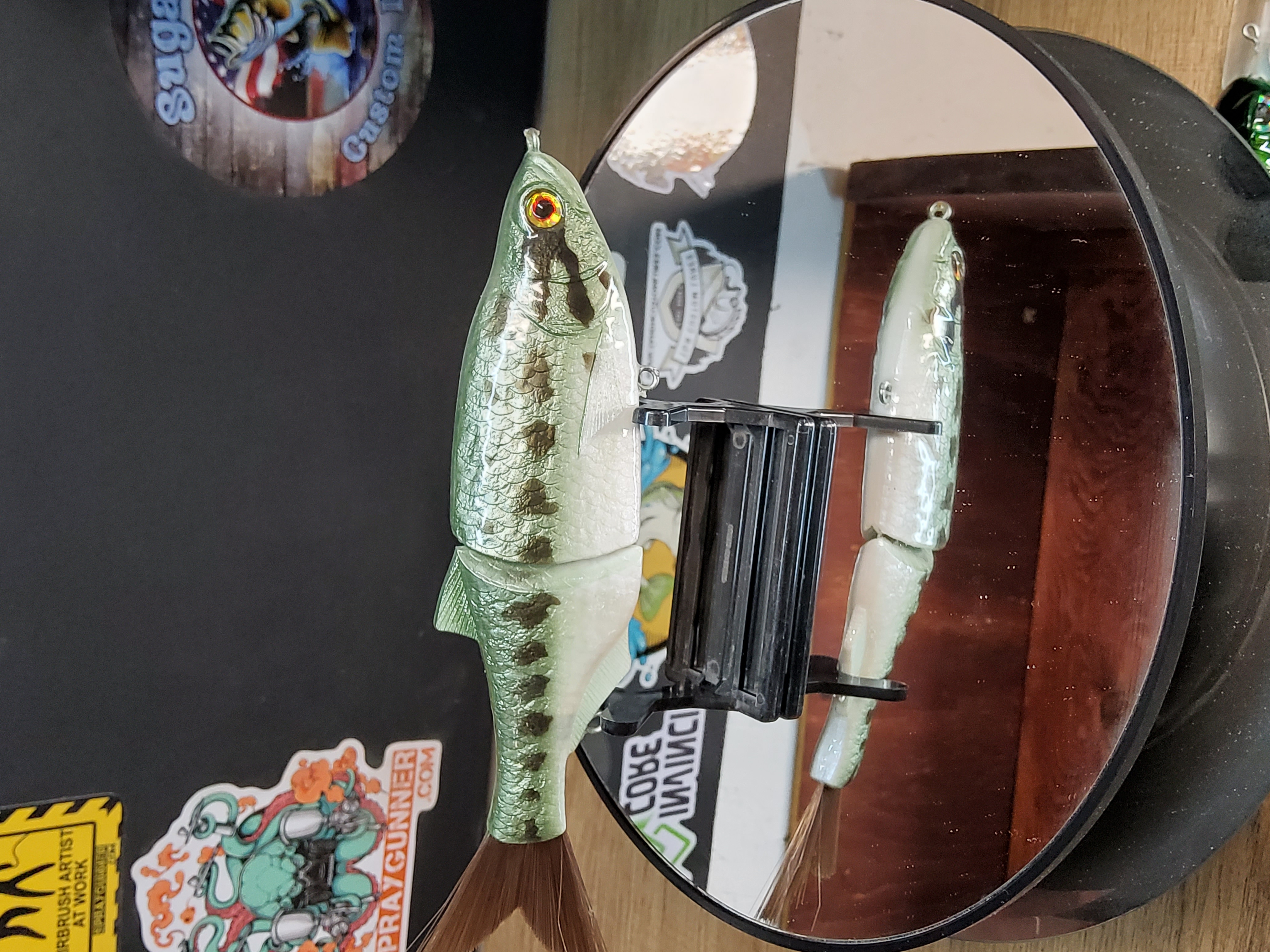SPOTTED BASS 7" GLIDE BAIT