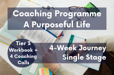 Coaching Prog: A Purposeful Life - Tier 3 - Single Stage