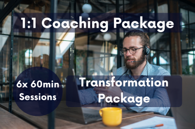 1:1 Coaching Package - 6 Sessions