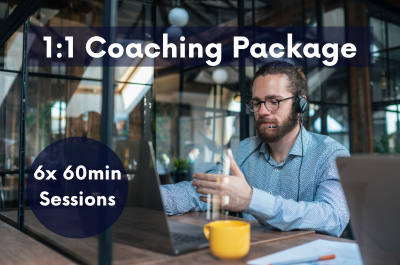 1:1 Coaching Package - 6 Sessions