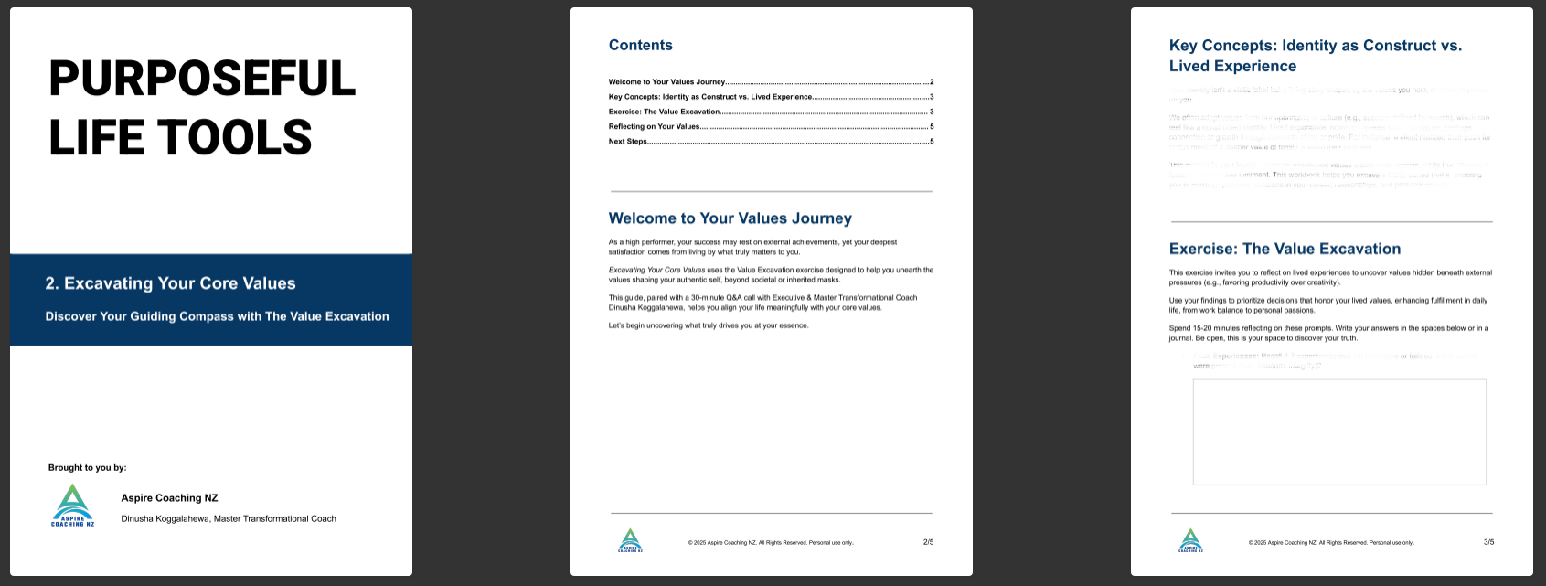 2. Excavating Your Core Values