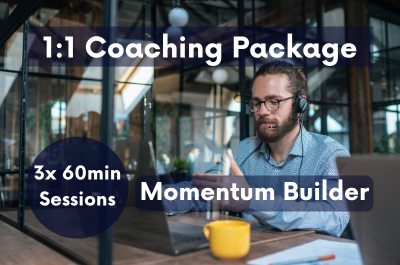1:1 Coaching Package - 3 Sessions