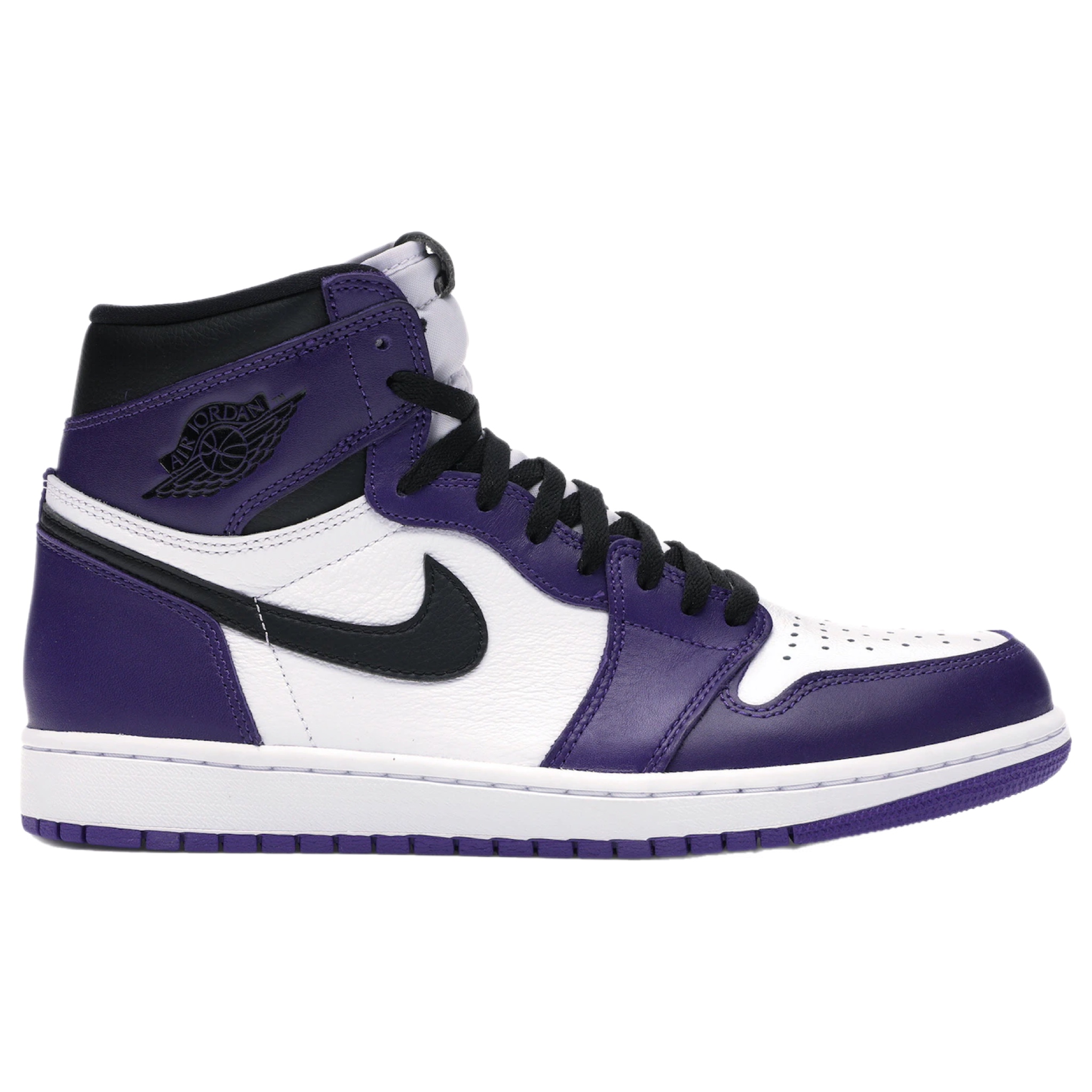 (45,5) Air Jordan 1 Retro High Court Purple White 2020