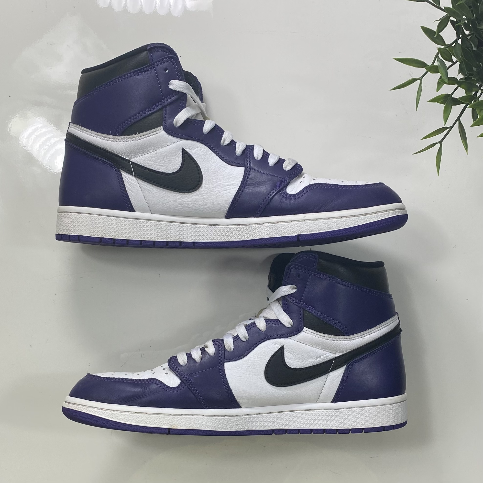 (45,5) Air Jordan 1 Retro High Court Purple White 2020