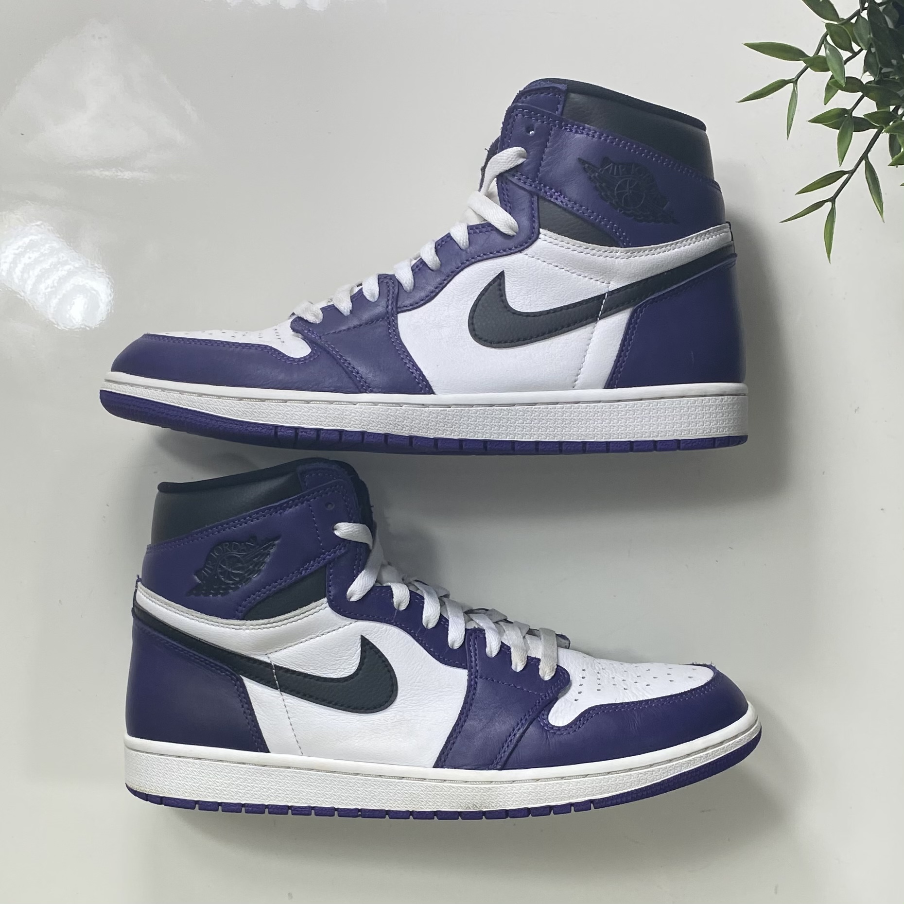 (45,5) Air Jordan 1 Retro High Court Purple White 2020