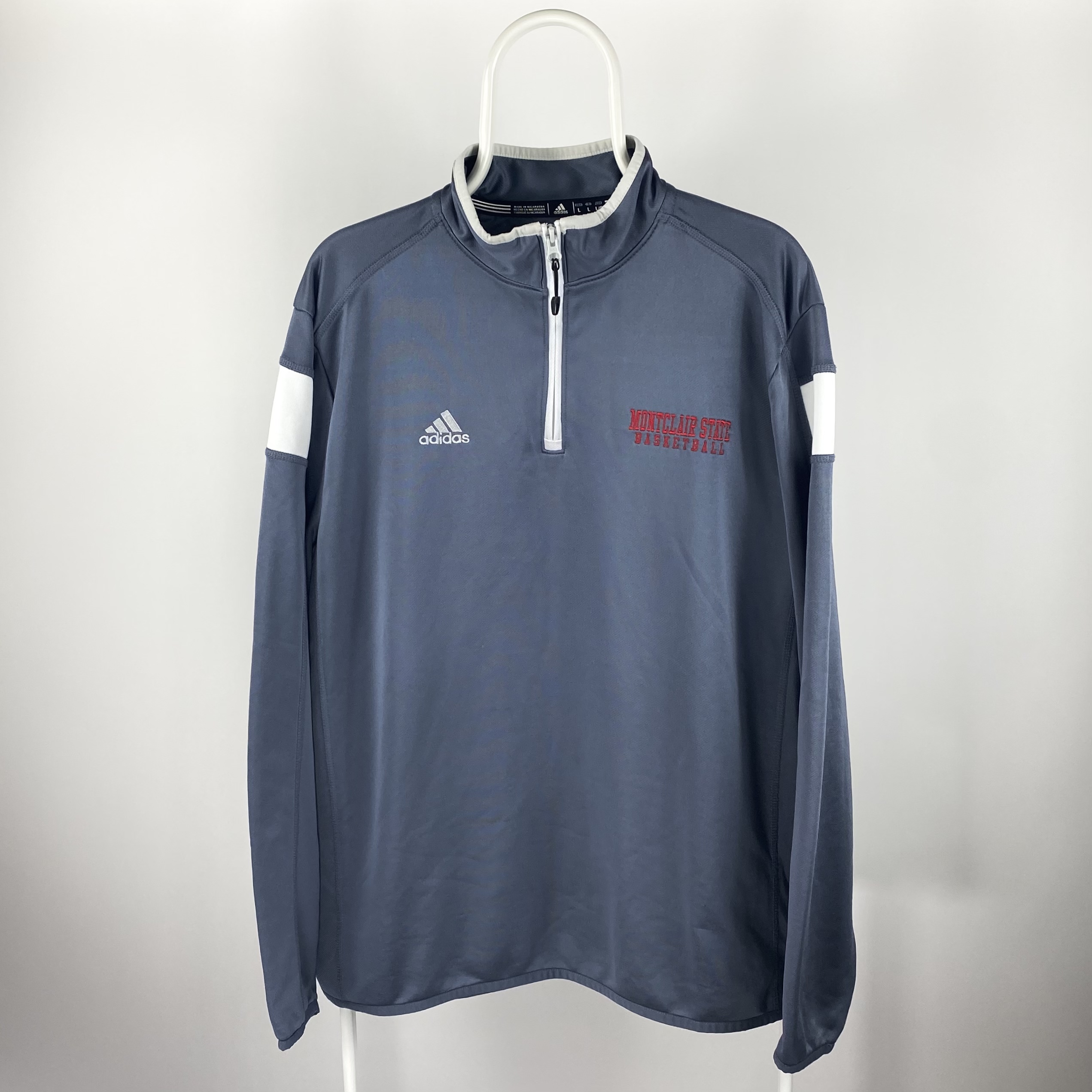 Adidas Montclair State Basketball Half Zip 