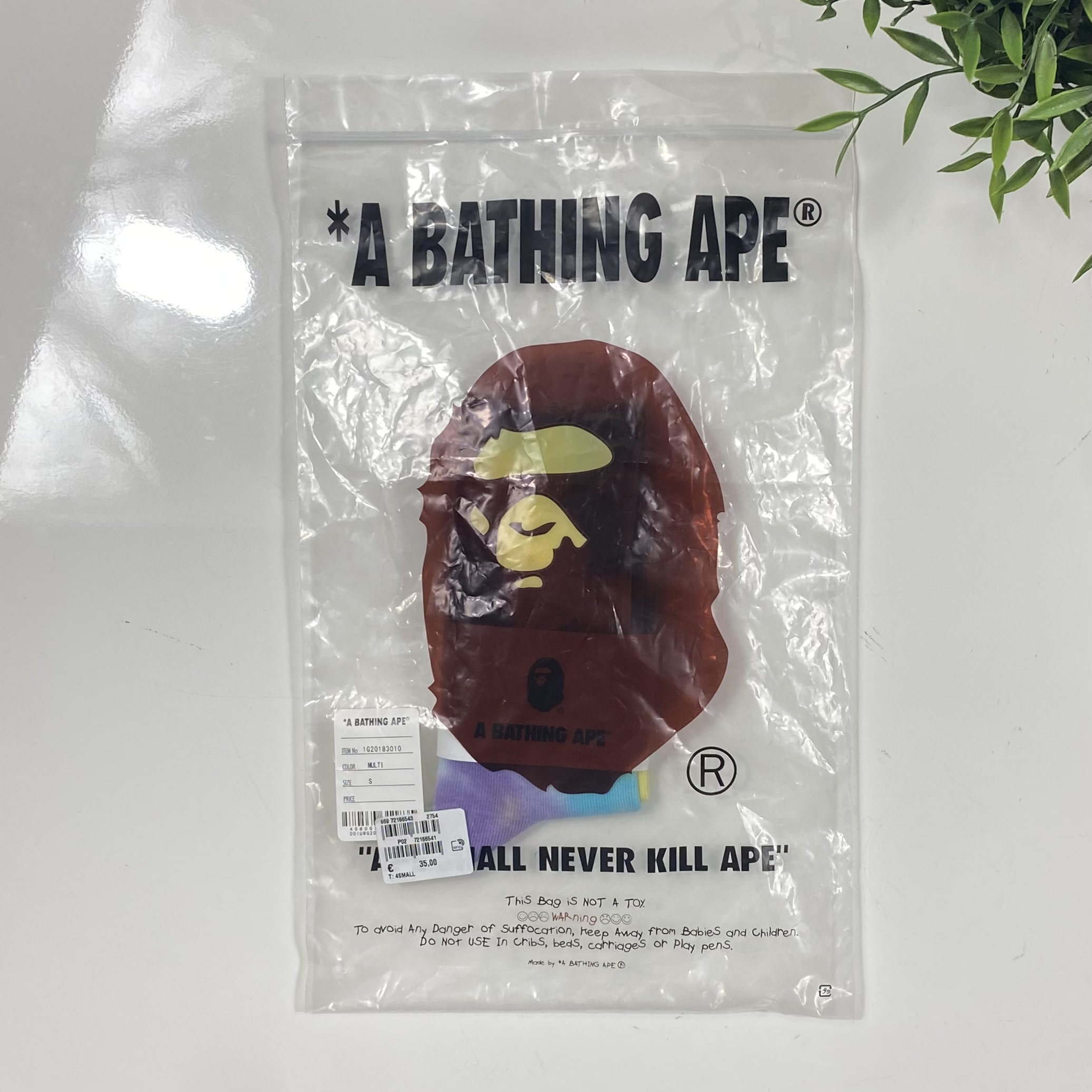 (S) Bape Tie Dye Socks Multi 2020