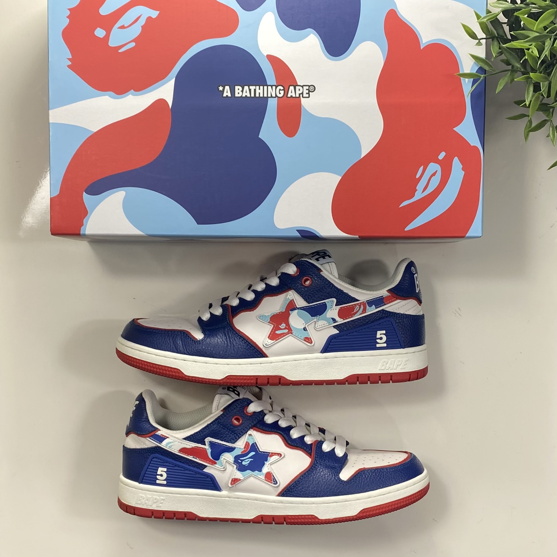 (42,5) A Bathing Ape Bape SK8STA 5th Anniversary Paris Exclusive 2023