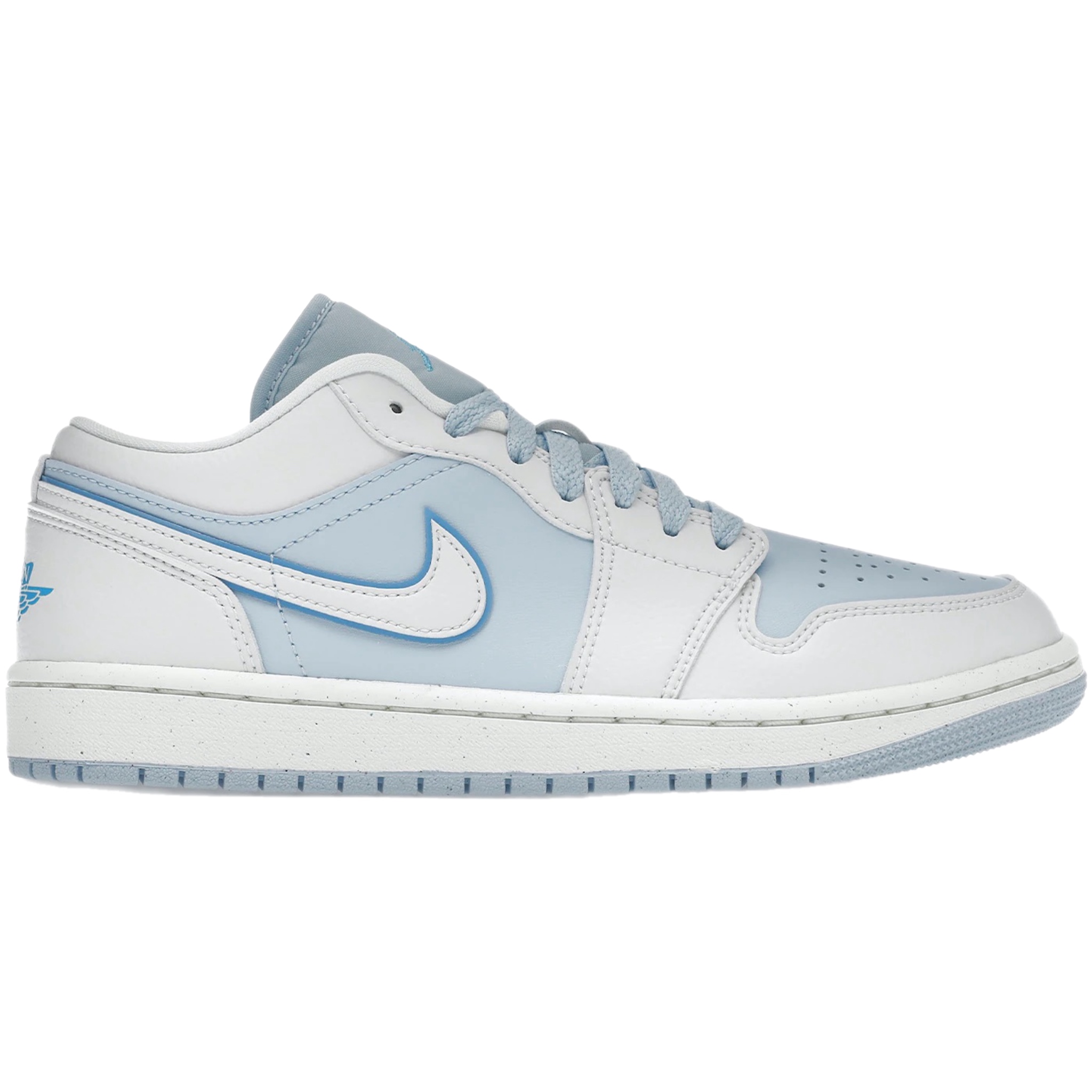 (35,5) Women’s Jordan 1 Low SE Reverse Ice Blue 2023