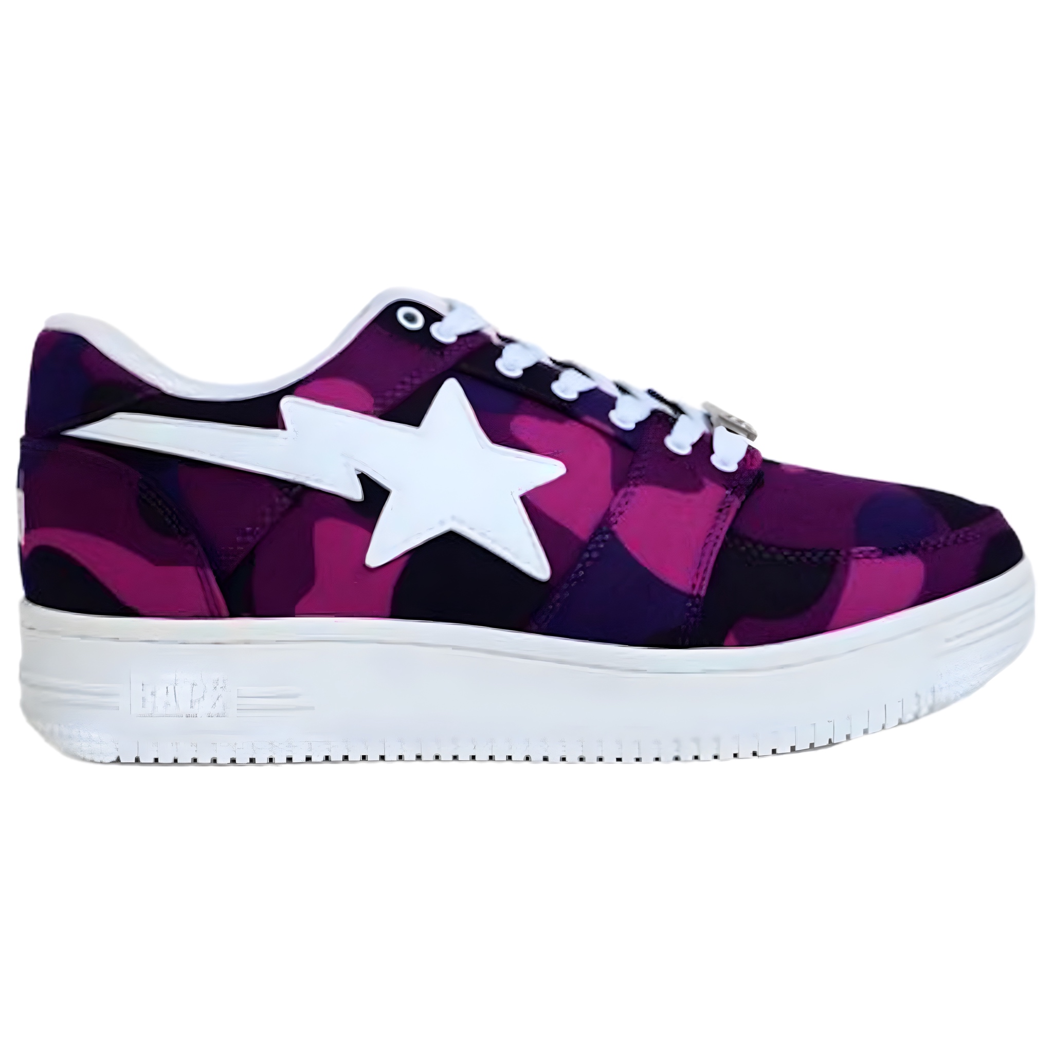 (44) A Bathing Ape Bapesta Color Camo Purple