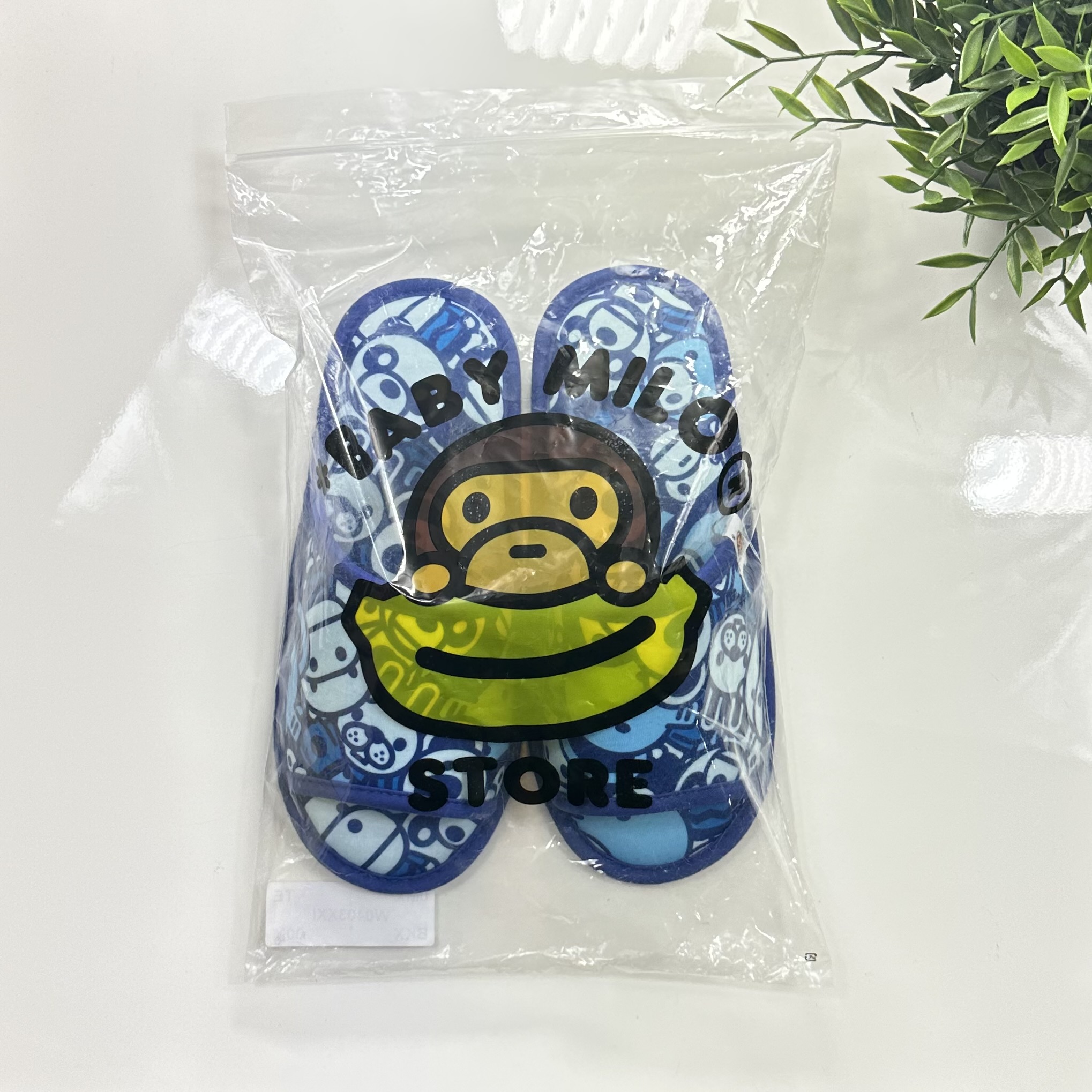 (41) Bape Baby Milo Slipper Blue Camo 2023