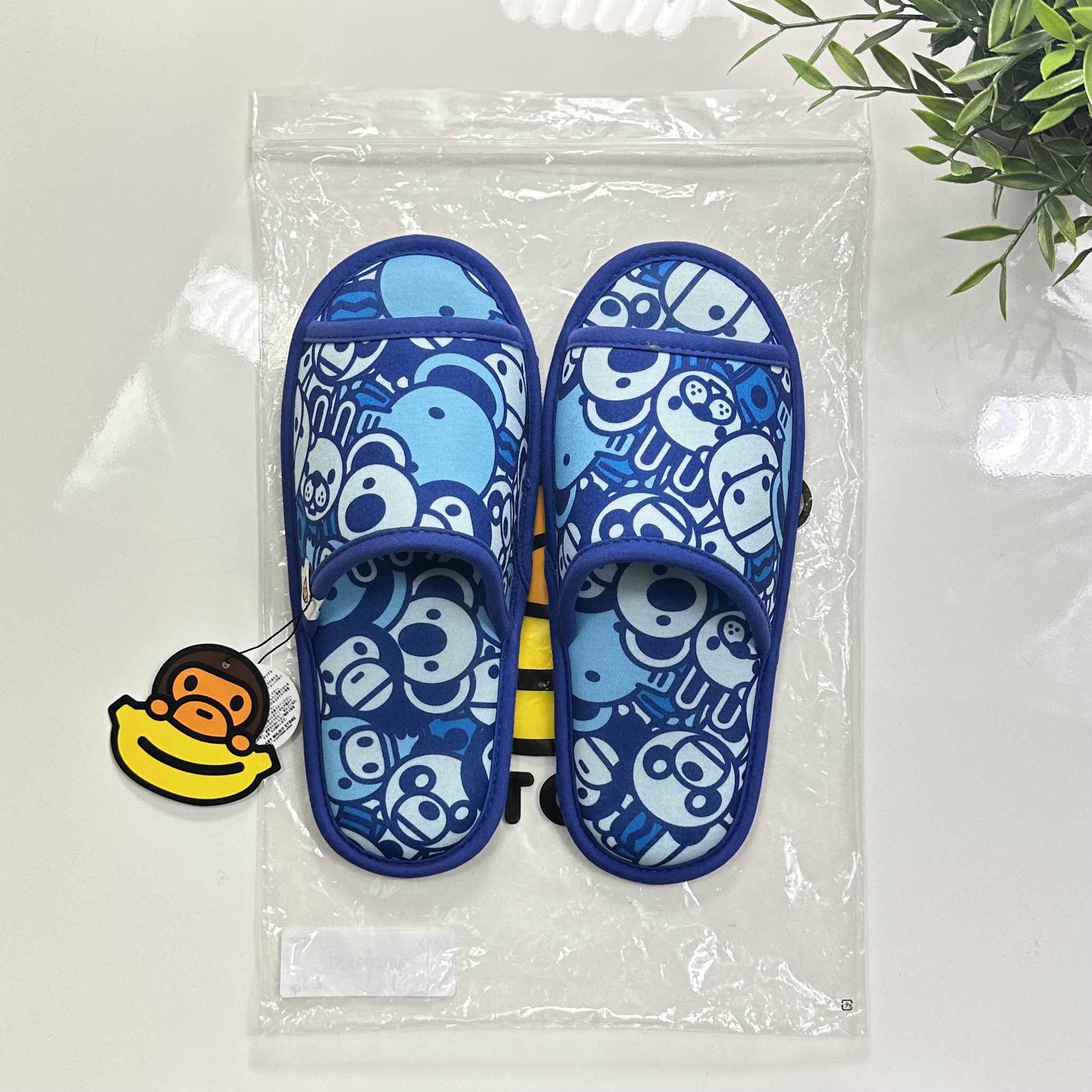 (41) Bape Baby Milo Slipper Blue Camo 2023