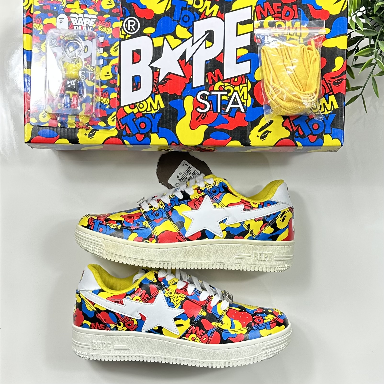 (42,5) A Bathing Ape Bapesta Medicom Toy All Over Camo 2020