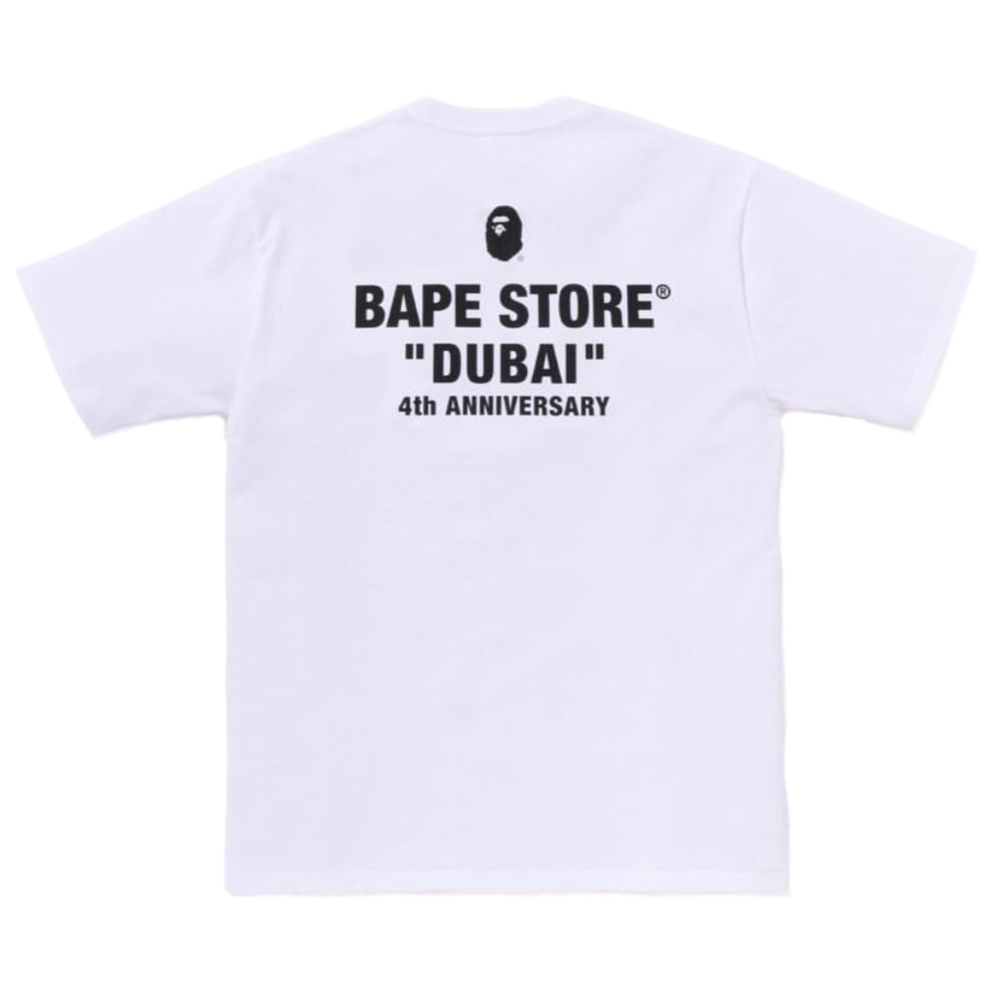 (M/L/XL) Bape Shark 4th Anniversary Dubai Tee White 2023
