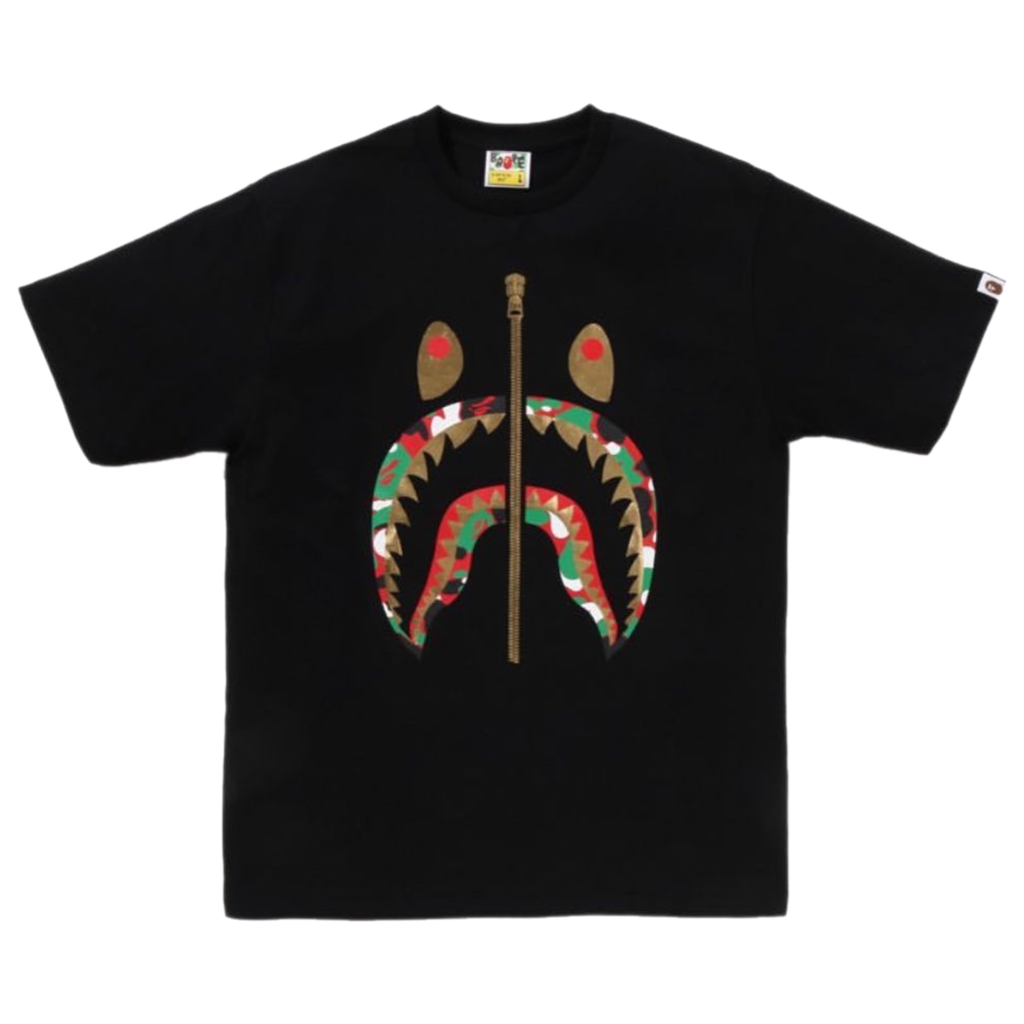 (M/L/XL) Bape Shark 4th Anniversary Dubai Tee Black 2023