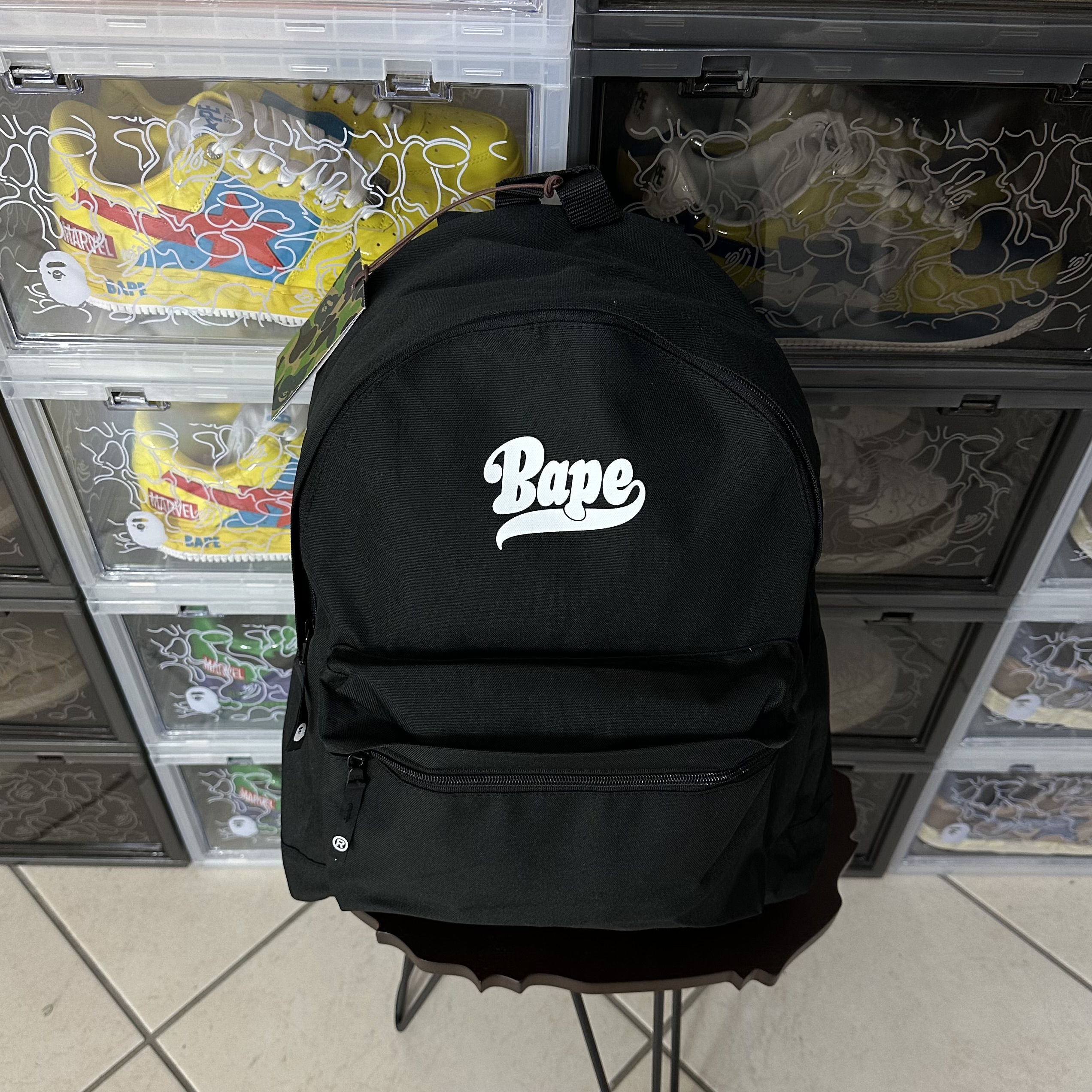 Bape Summer Backpack Black 2023