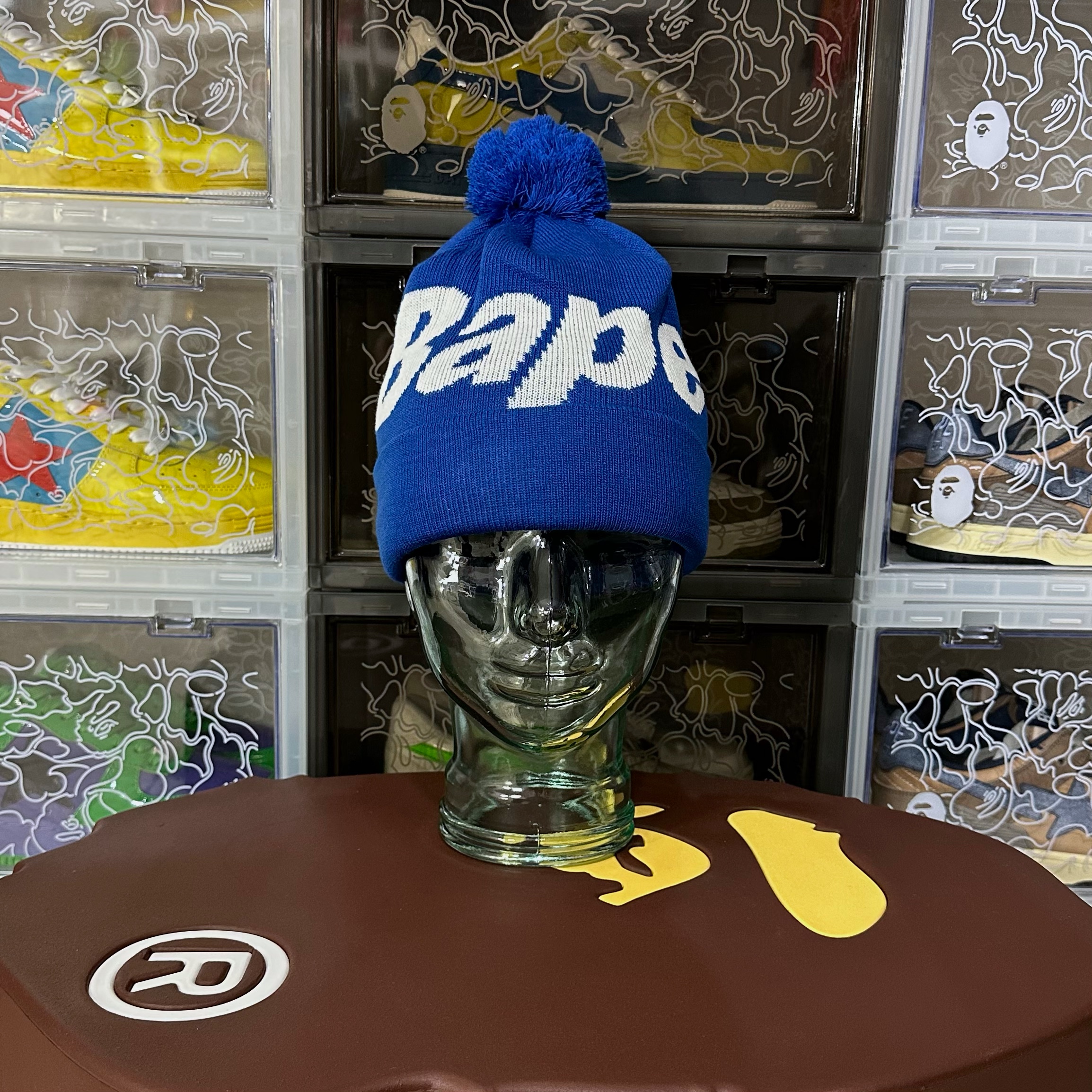 Bape Knit Cap Blue 2018