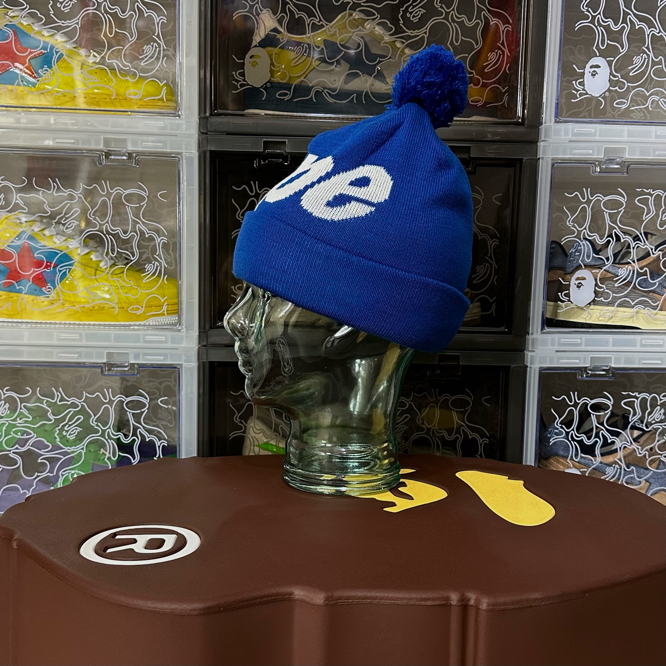 Bape Knit Cap Blue 2018