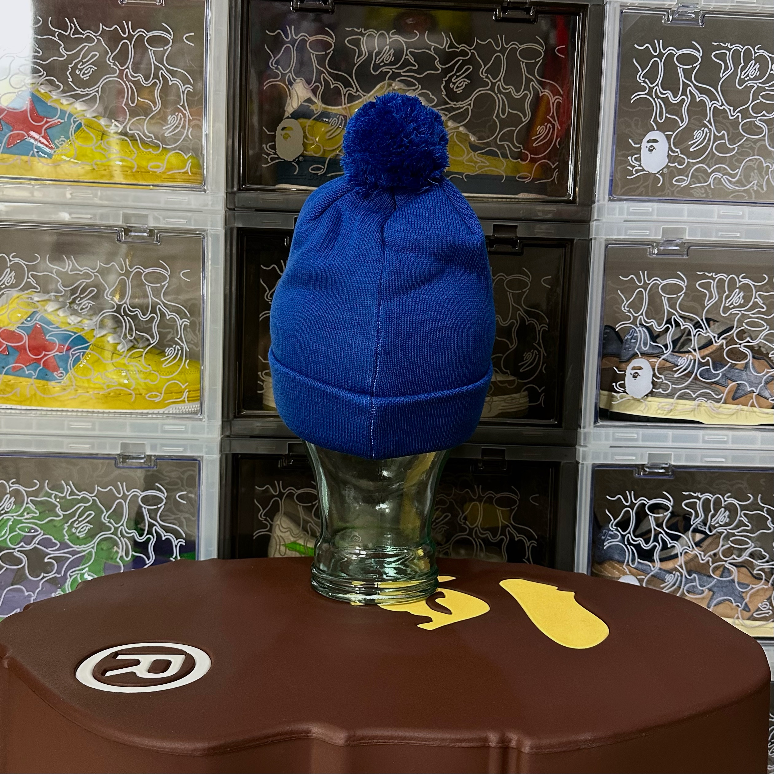 Bape Knit Cap Blue 2018