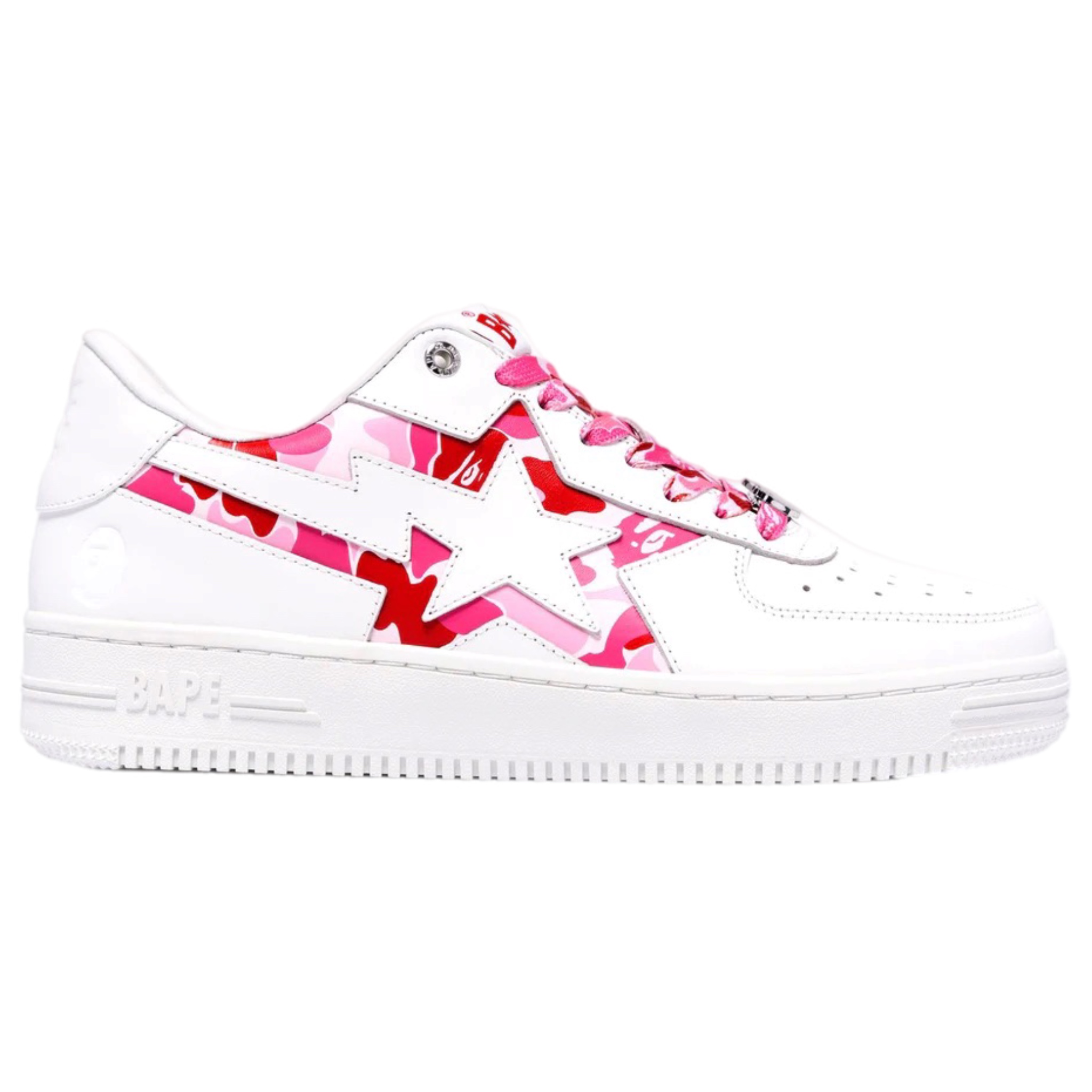 (42) A Bathing Ape Bapesta Icon ABC Camo Pink 2024