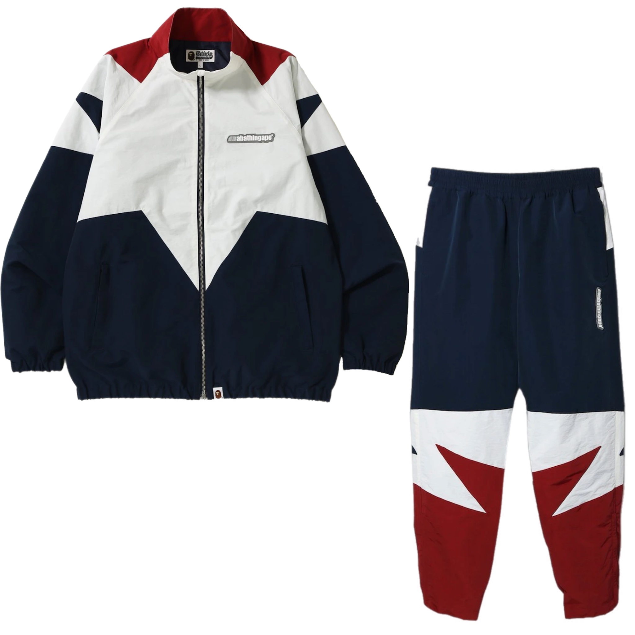 (L) Bape Bapesta Tracksuit Navy 2019