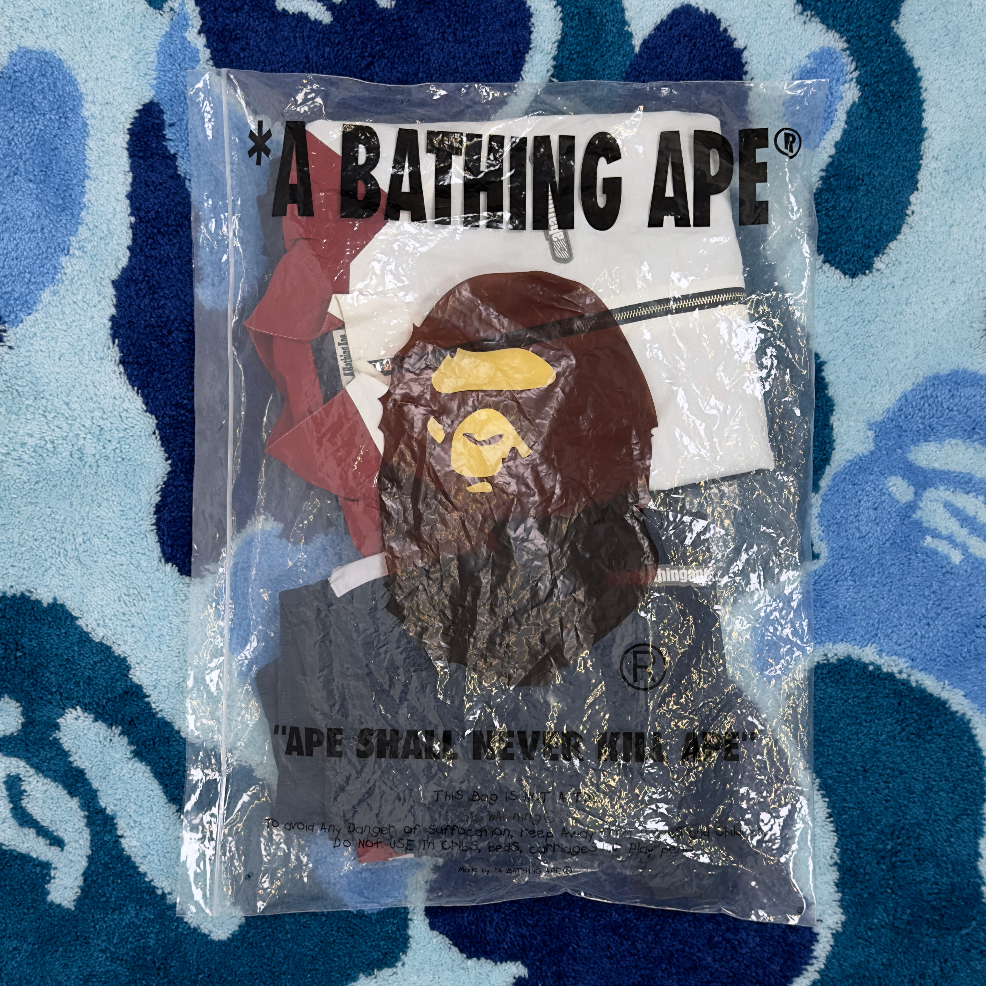 (L) Bape Bapesta Tracksuit Navy 2019