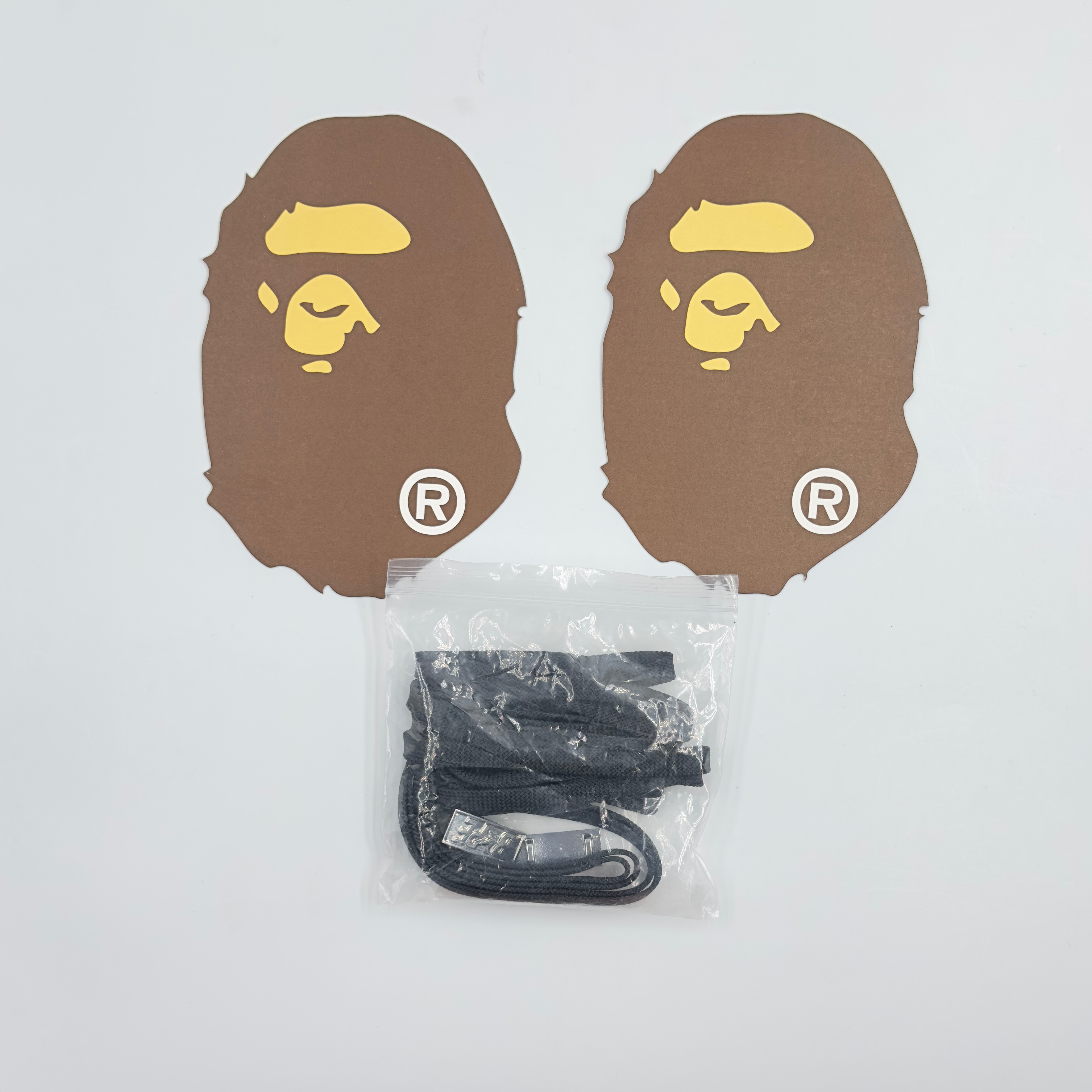 (44) A Bathing Ape Bapesta Suede Heel White 2021