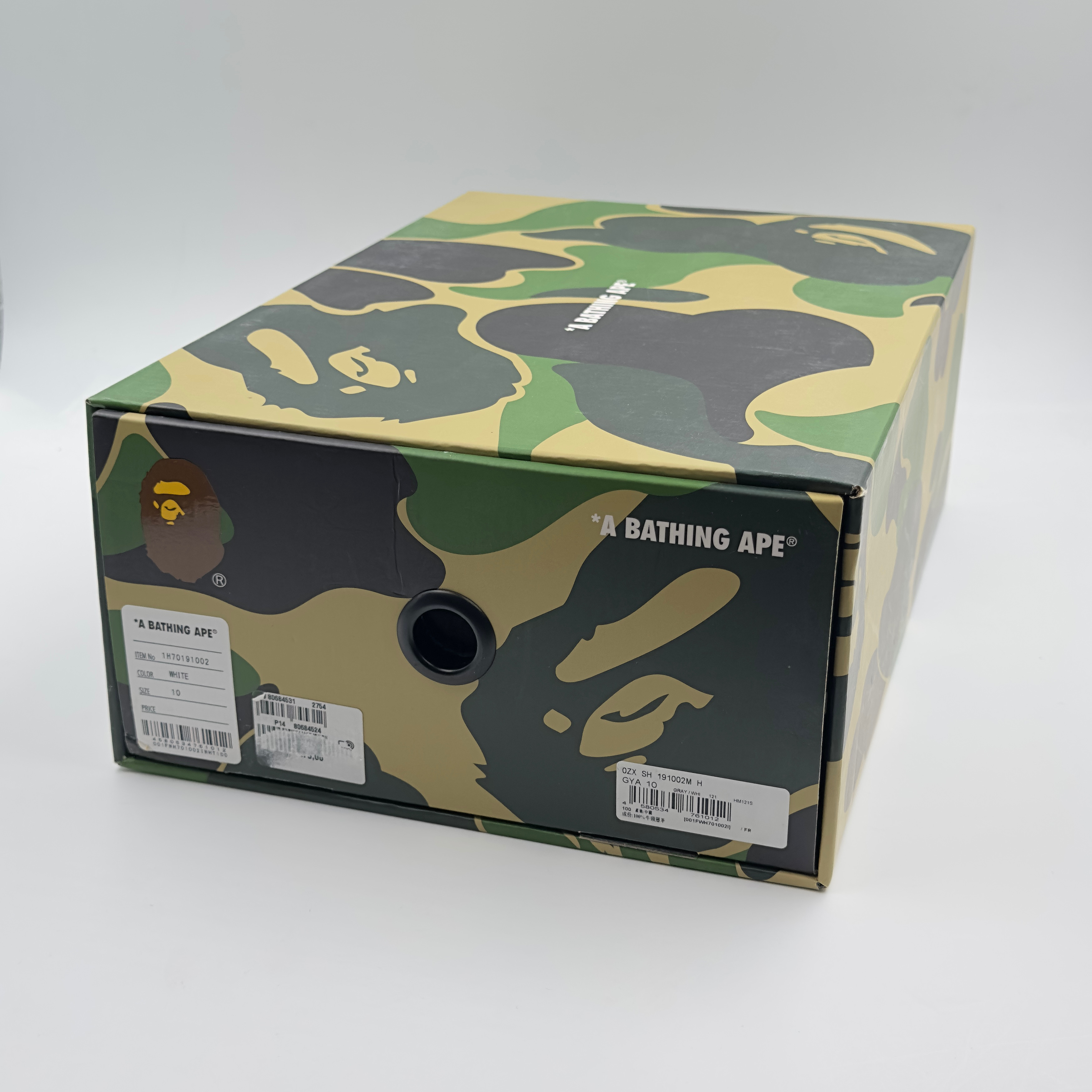 (44) A Bathing Ape Bapesta Grey/Black 2021