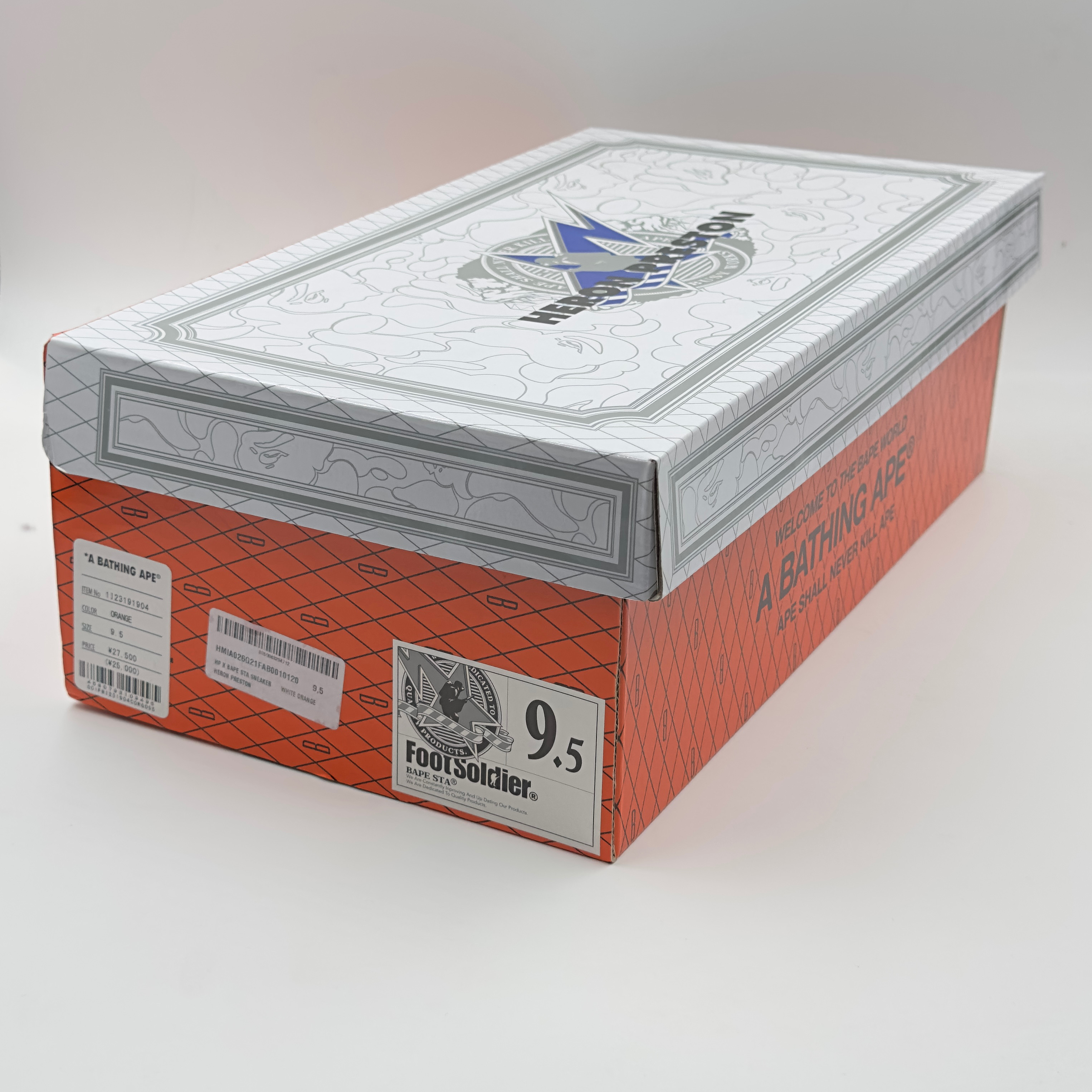 (43) A Bathing Ape Bapesta Heron Preston 2022