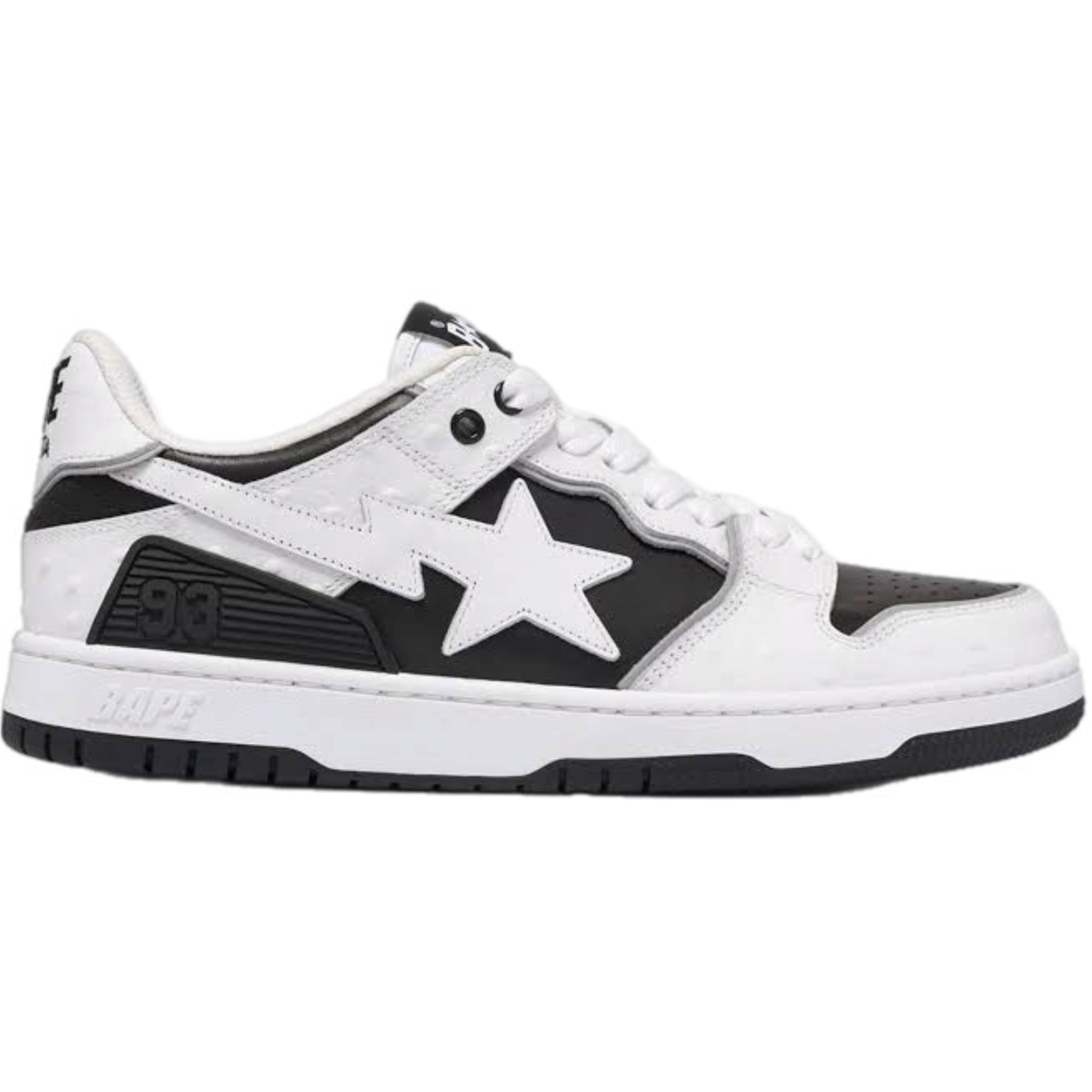 (42/42,5/43) A Bathing Ape SK8STA #1 Ostrich Pack White/Black 2024