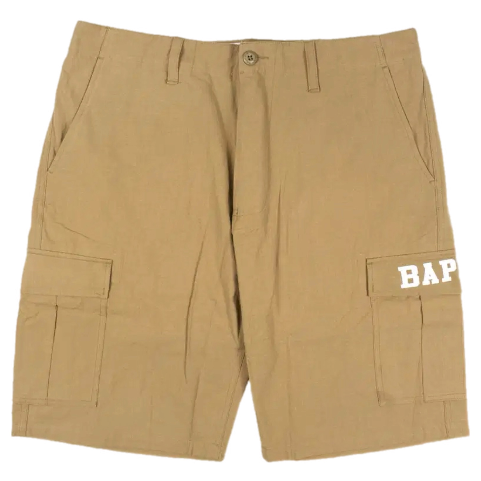 (L) Bape Go Skate Summer Work Shorts Brown 2021