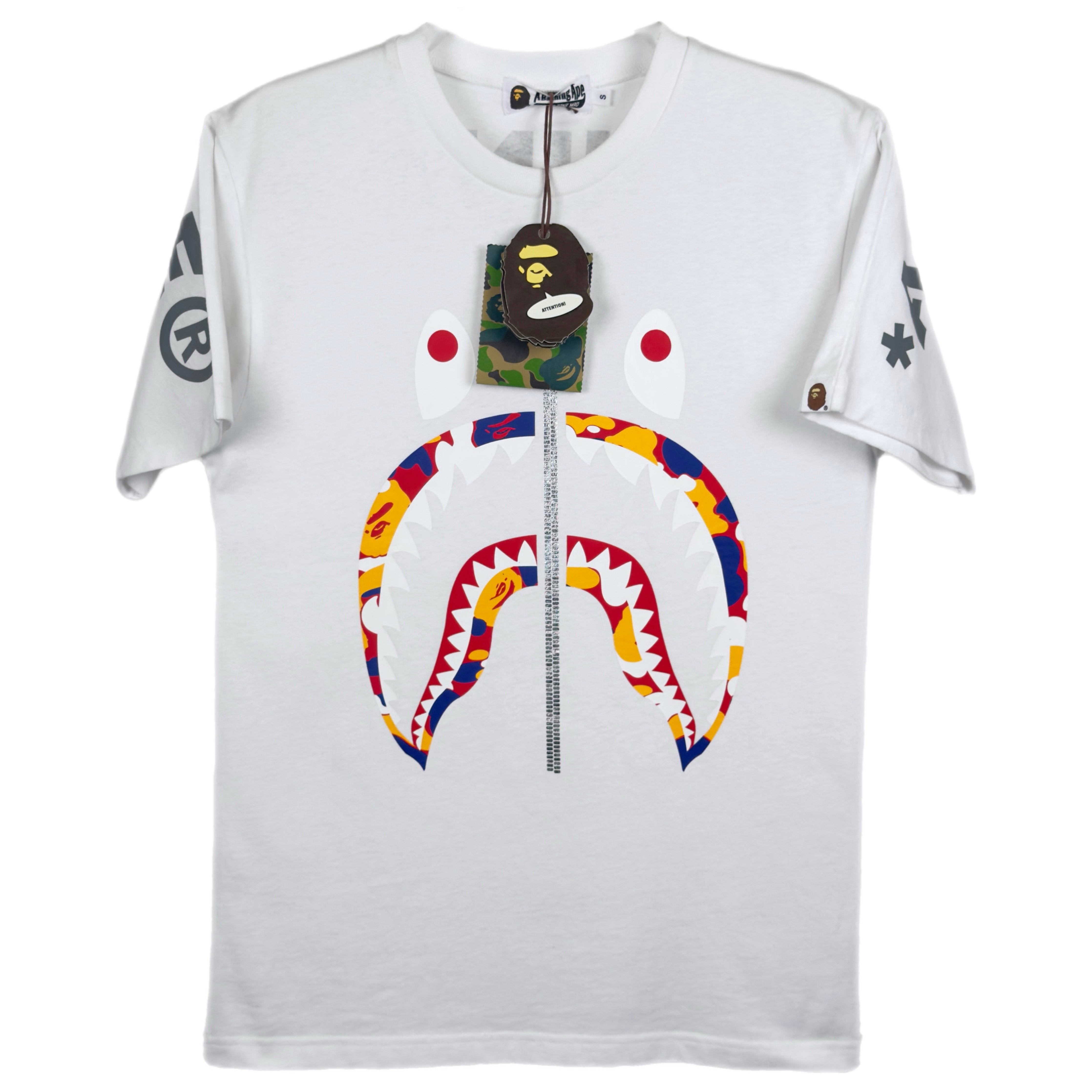 (S) Bape Kuala Lumpur 3rd Anniversary Shark Tee White 2023