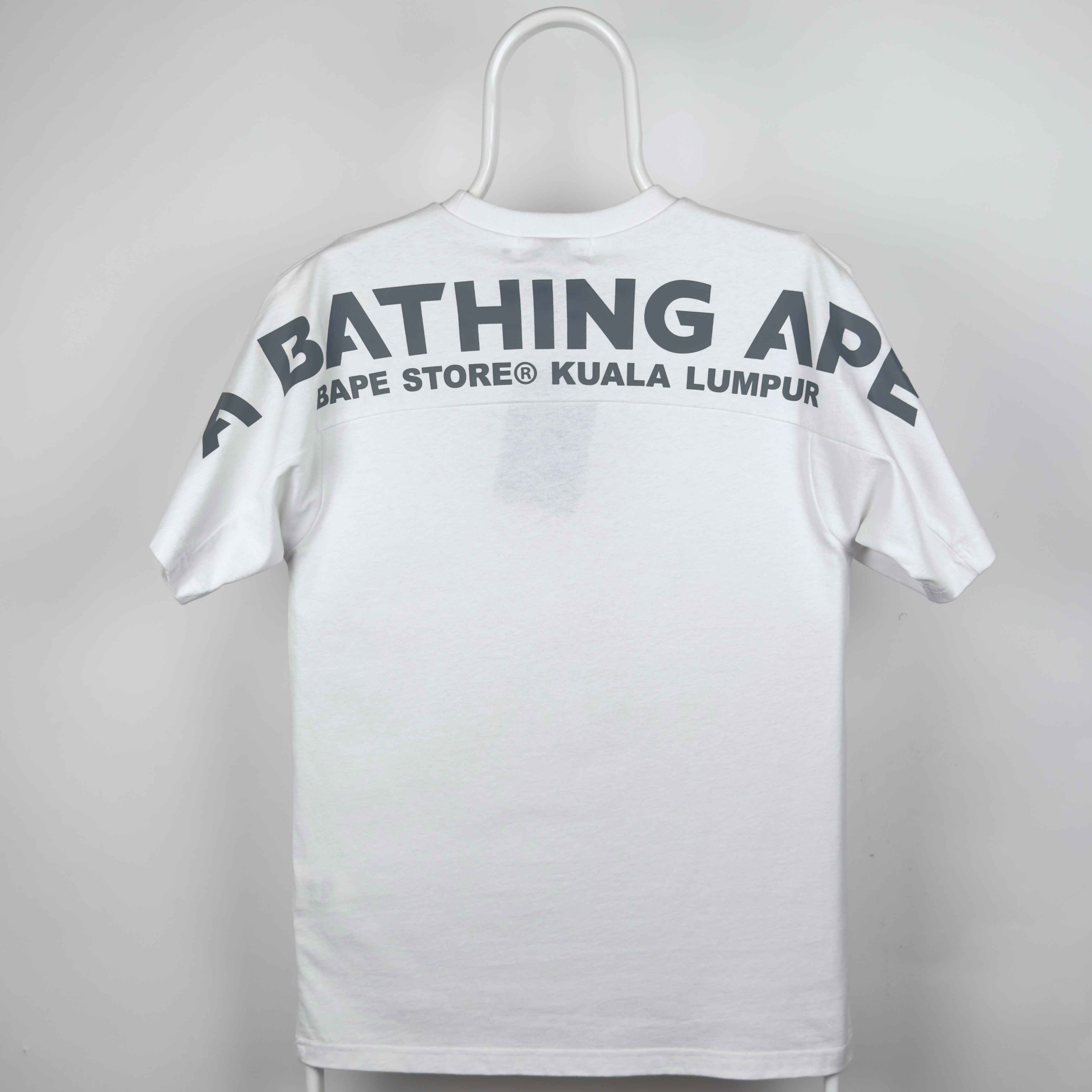 (S) Bape Kuala Lumpur 3rd Anniversary Shark Tee White 2023